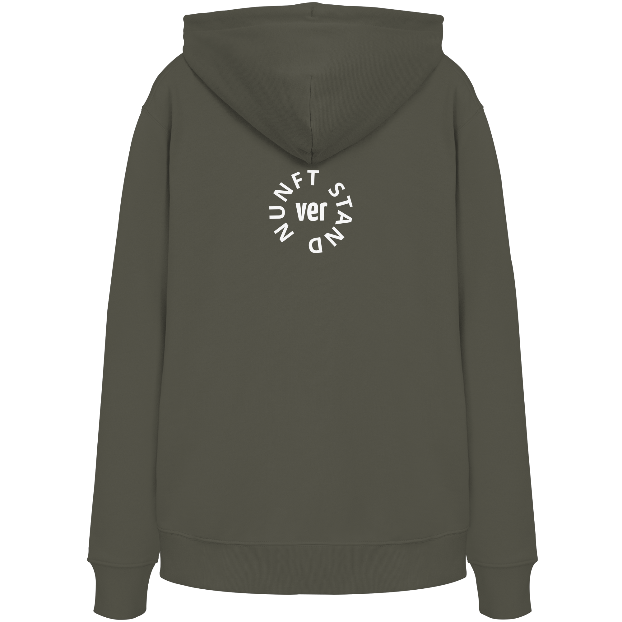 WHITE BACK (K4) - Organic Hoodie