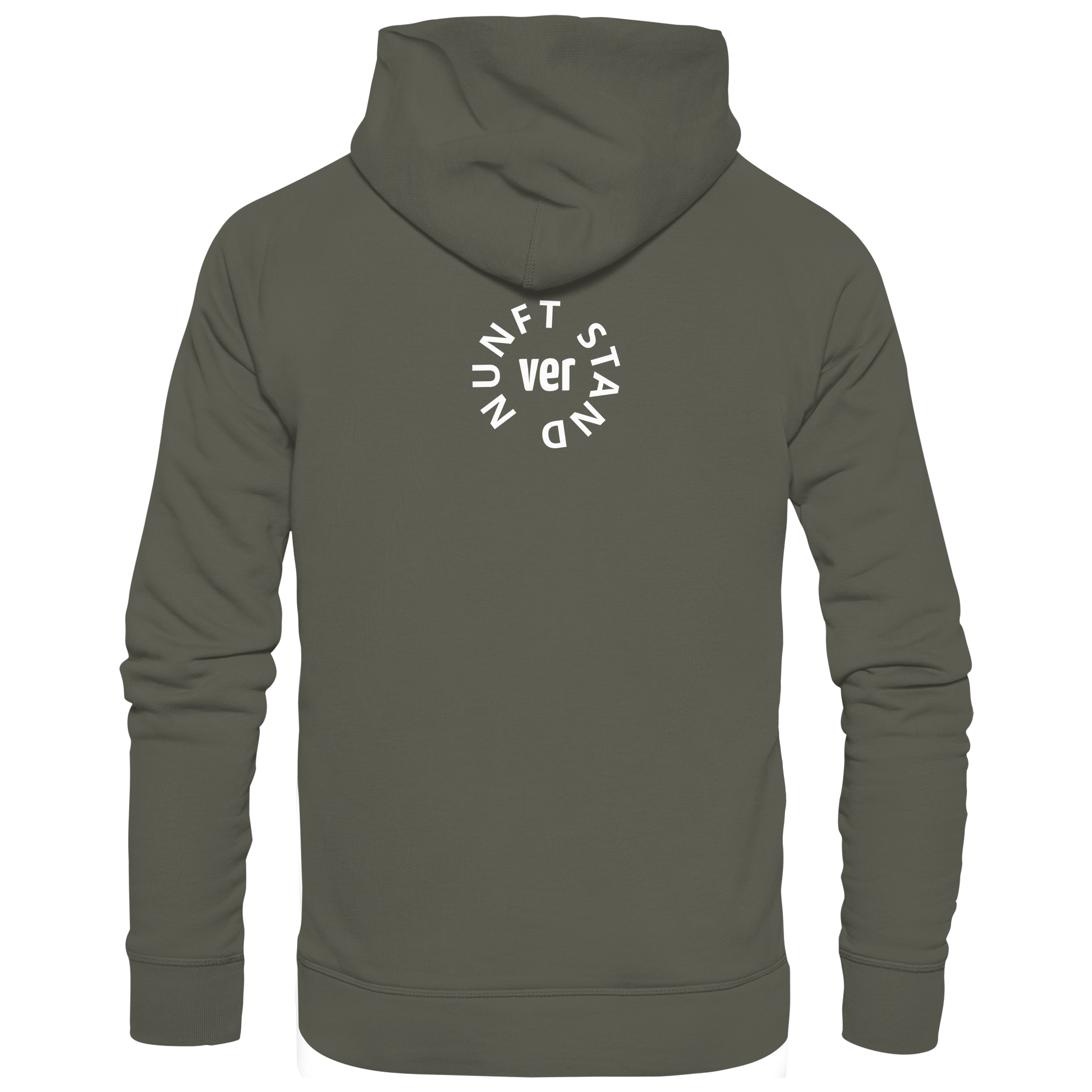 WHITE BACK (K4) - Organic Hoodie