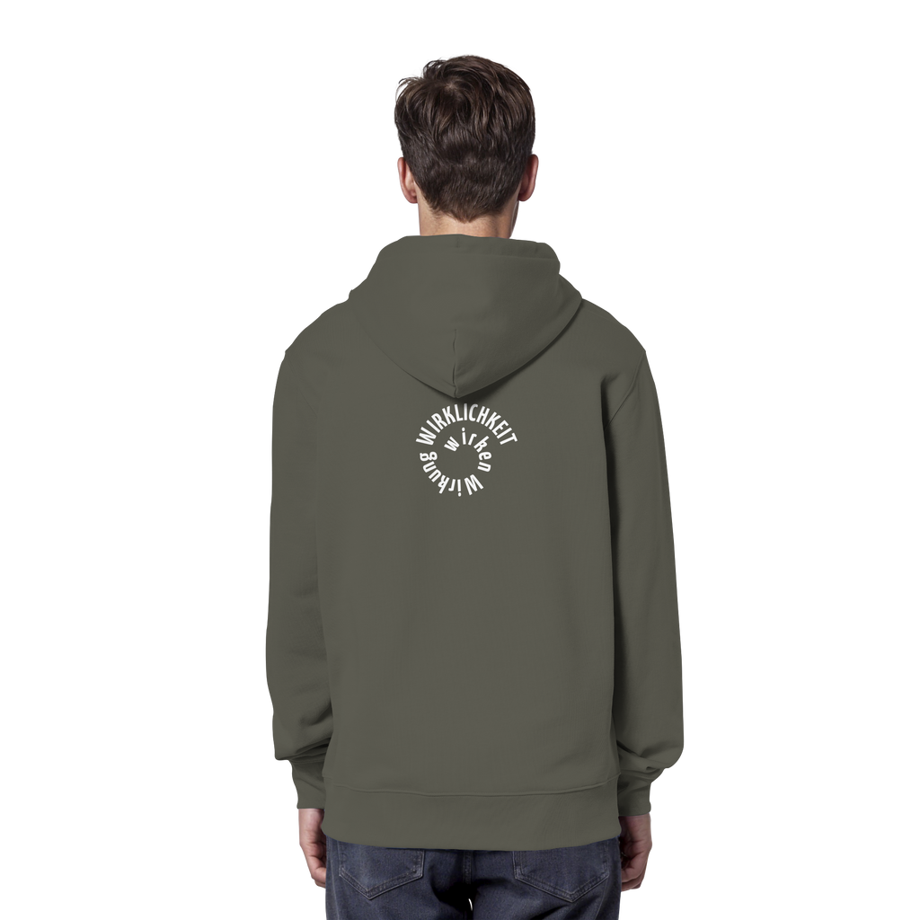 WHITE BACK - Organic Hoodie