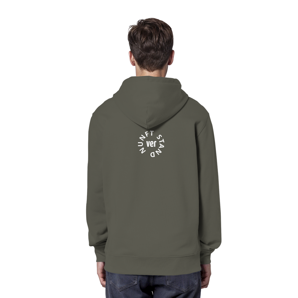 WHITE BACK (K4) - Organic Hoodie
