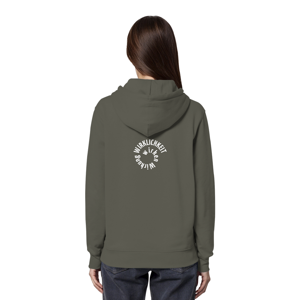 WHITE BACK (K1) - Organic Hoodie