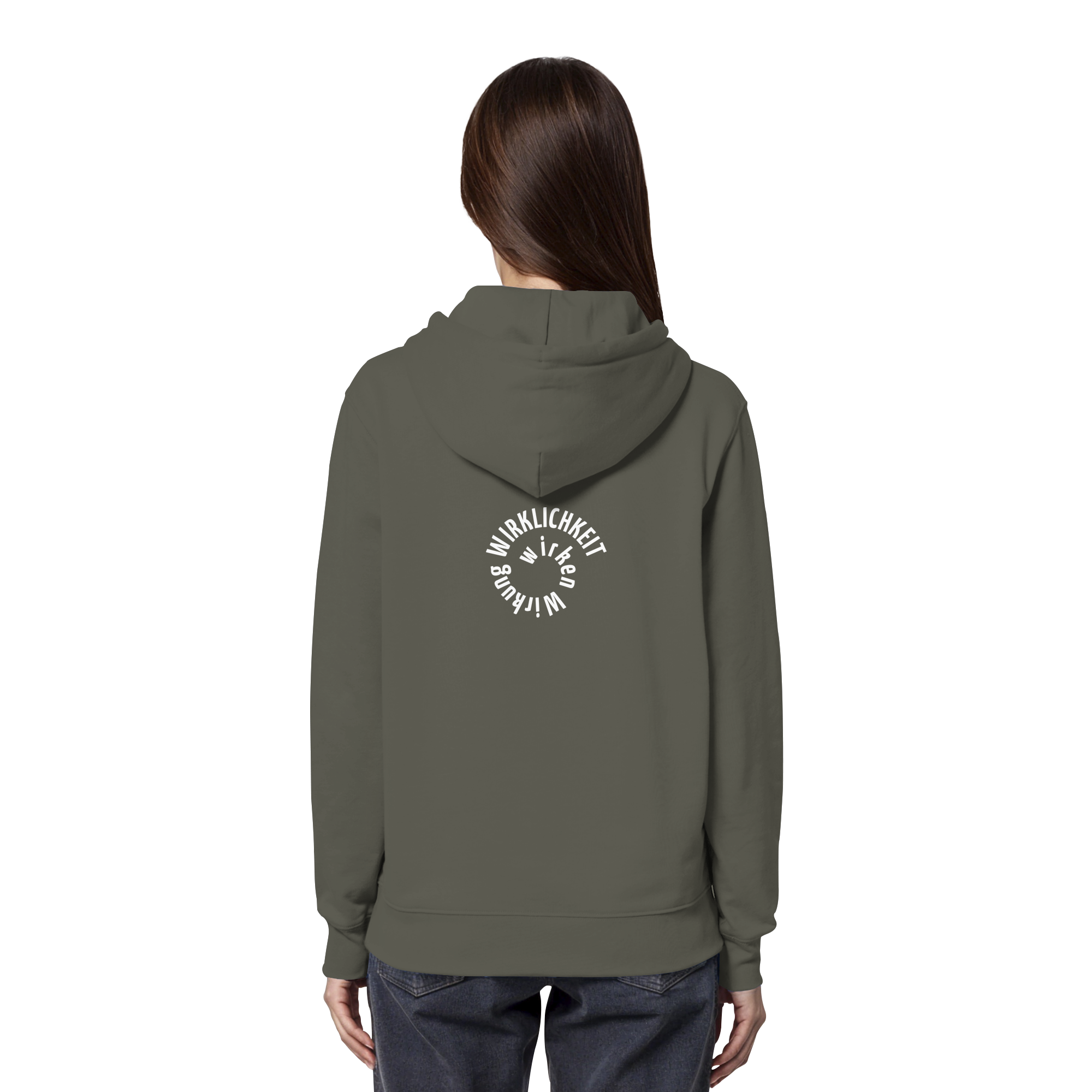 WHITE BACK - Organic Hoodie