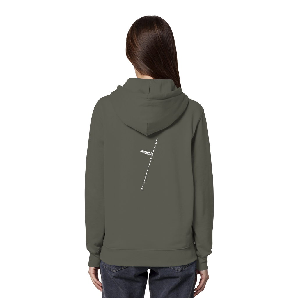 WHITE BACK (K2) - Organic Hoodie