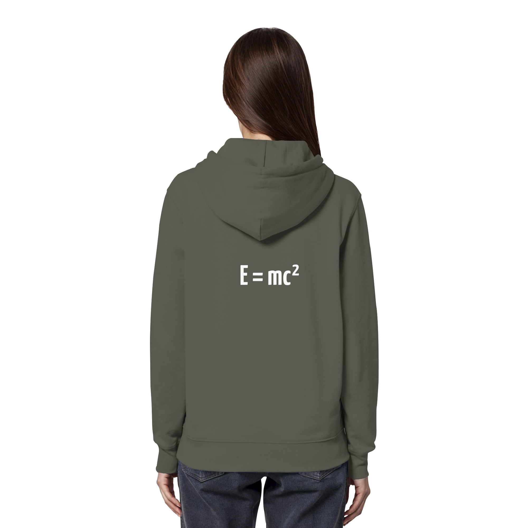 WHITE BACK (K3) - Organic Hoodie