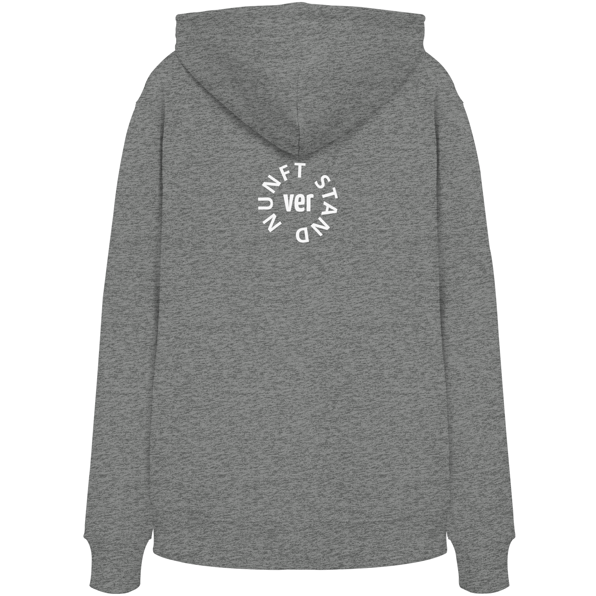 WHITE BACK (K4) - Organic Hoodie