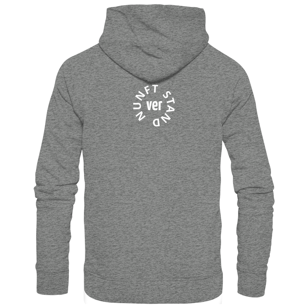 WHITE BACK (K4) - Organic Hoodie