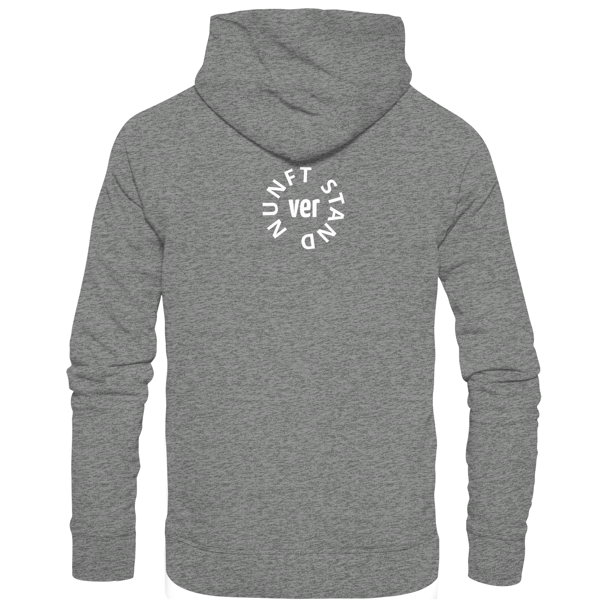 WHITE BACK (K4) - Organic Hoodie
