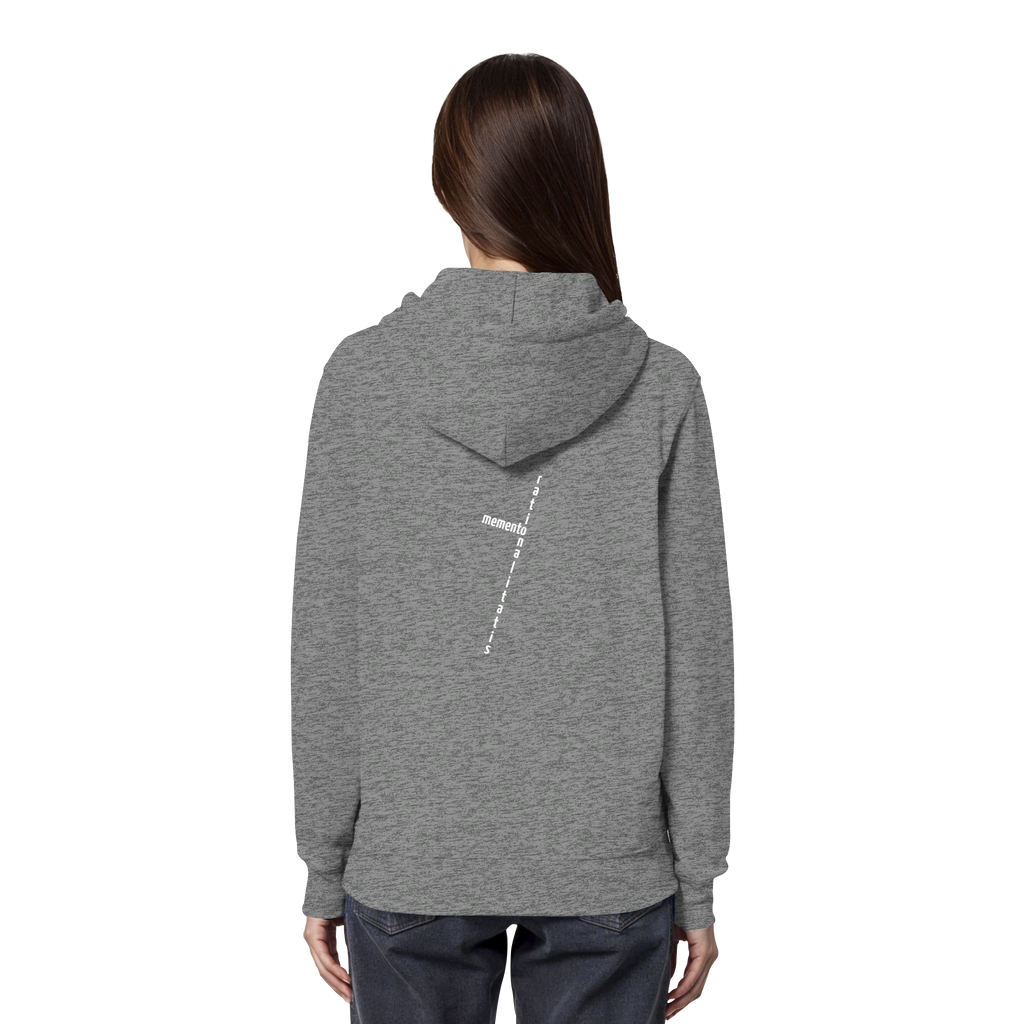 WHITE BACK (K2) - Organic Hoodie