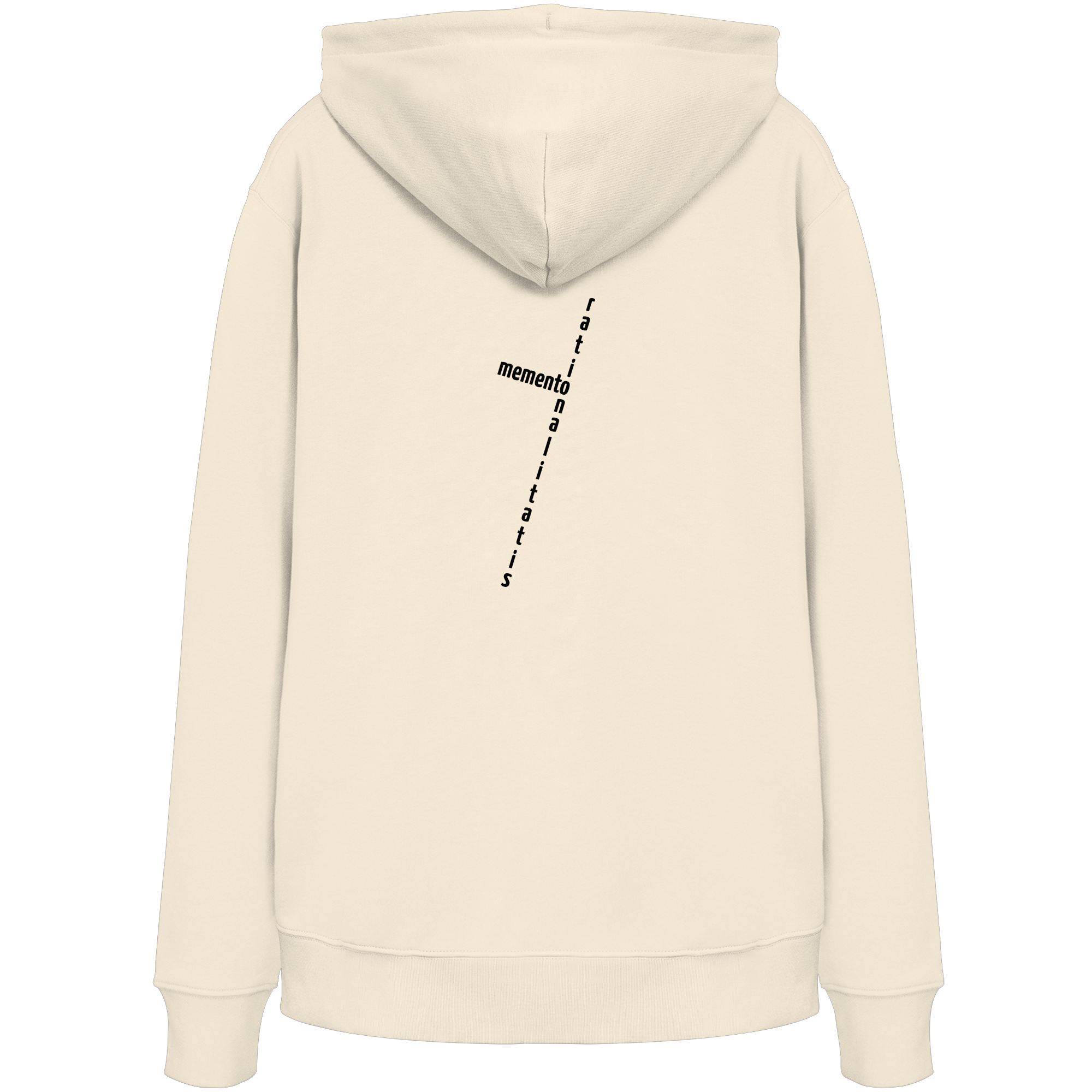 BLACK BACK (K2) - Organic Hoodie