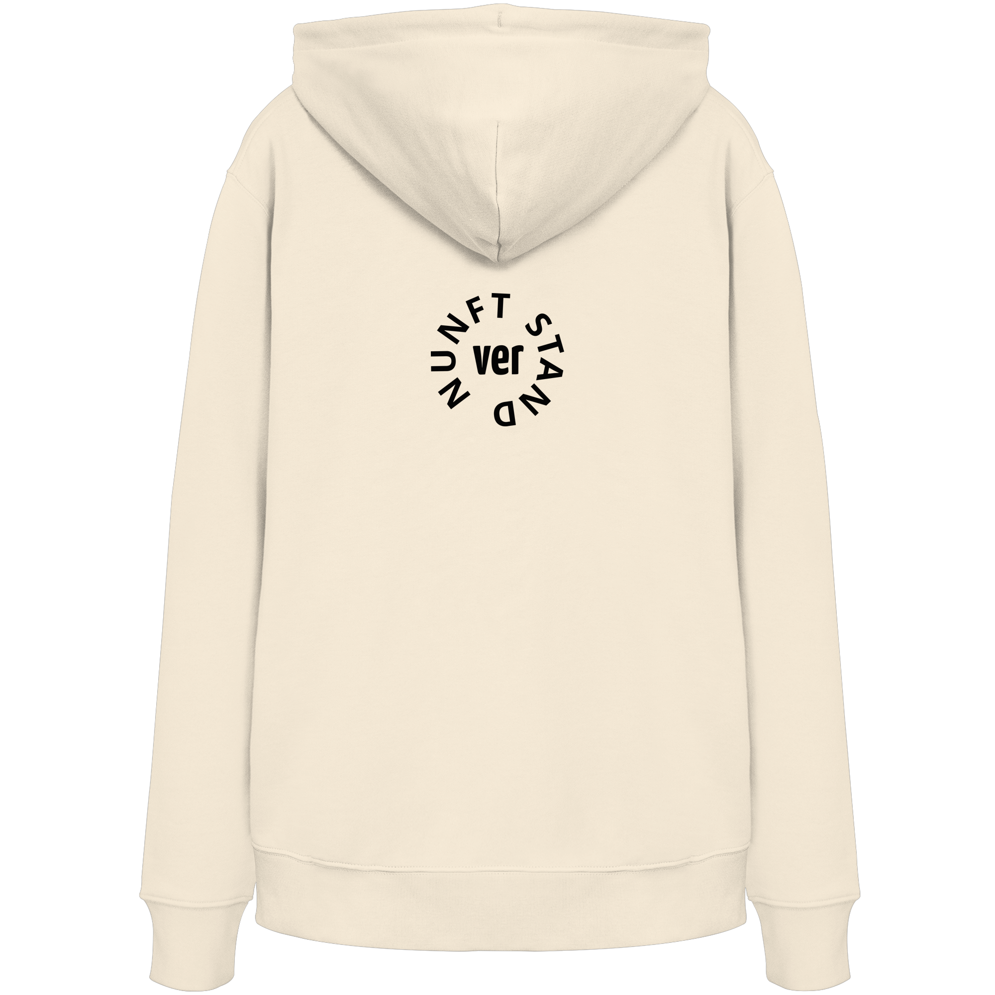 BLACK BACK (K4) - Organic Hoodie