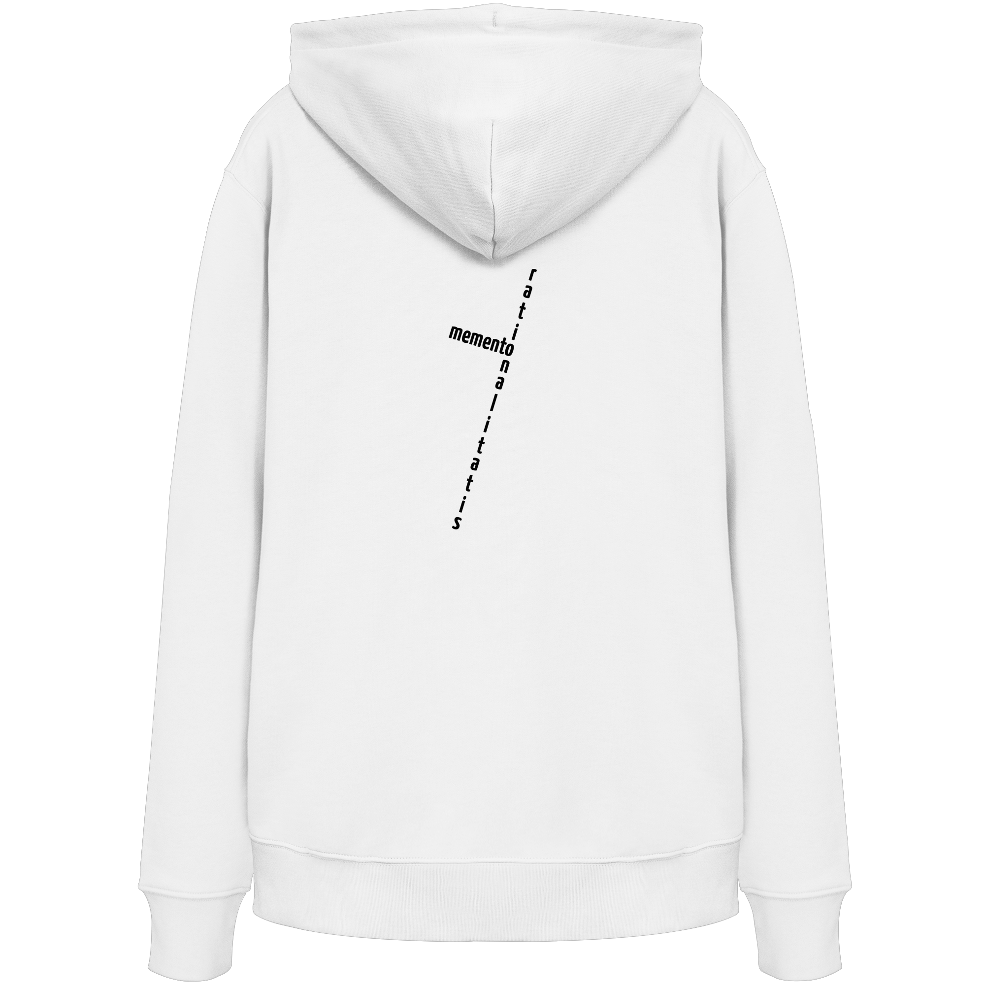 BLACK BACK (K2) - Organic Hoodie