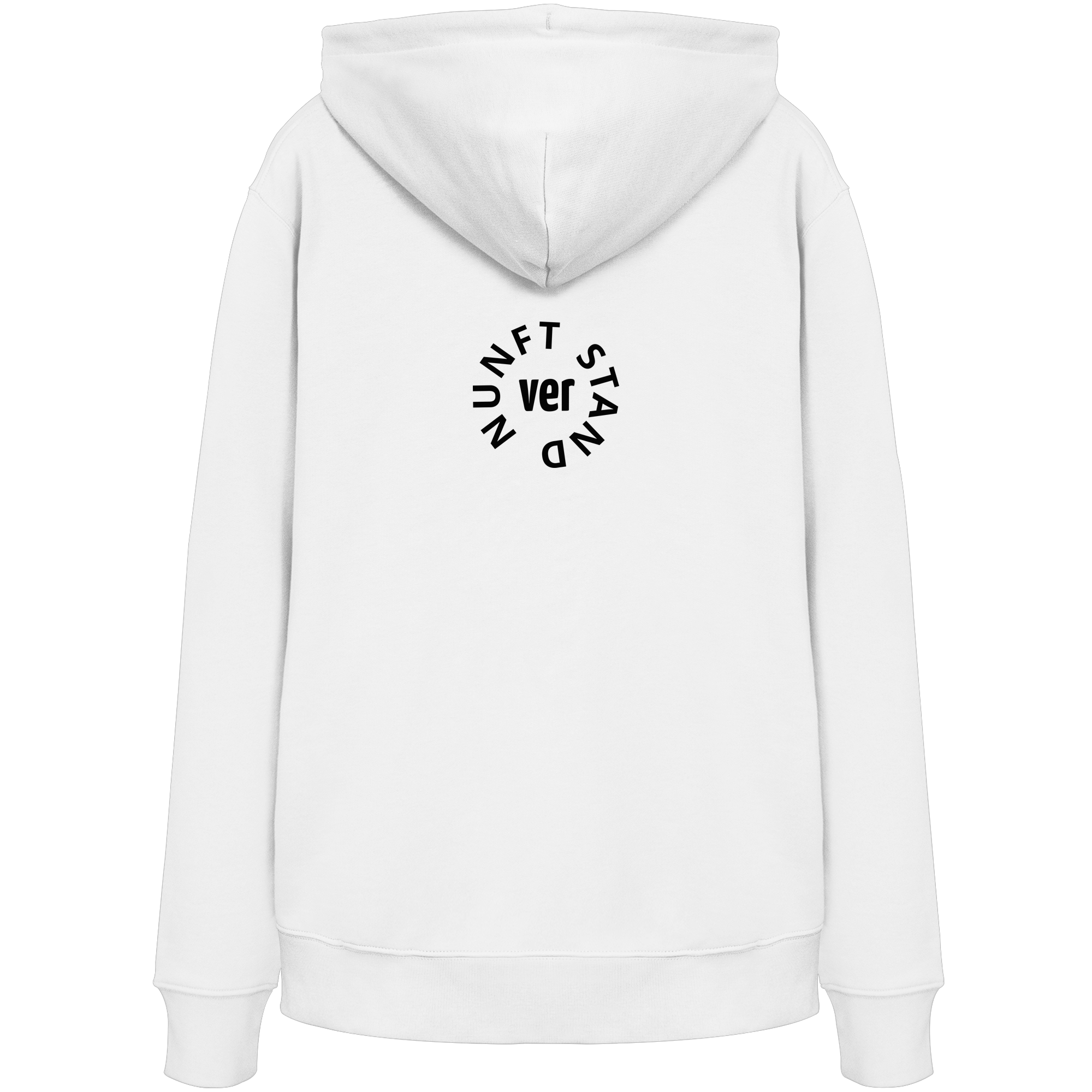 BLACK BACK (K4) - Organic Hoodie