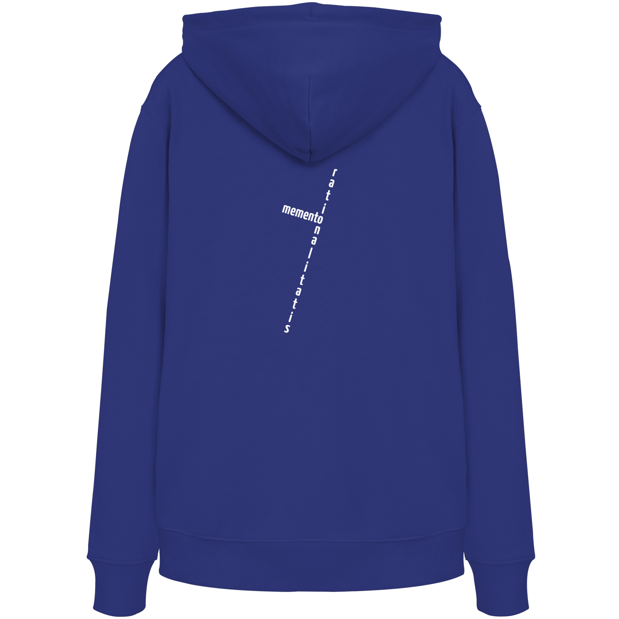 WHITE BACK (K2) - Organic Hoodie