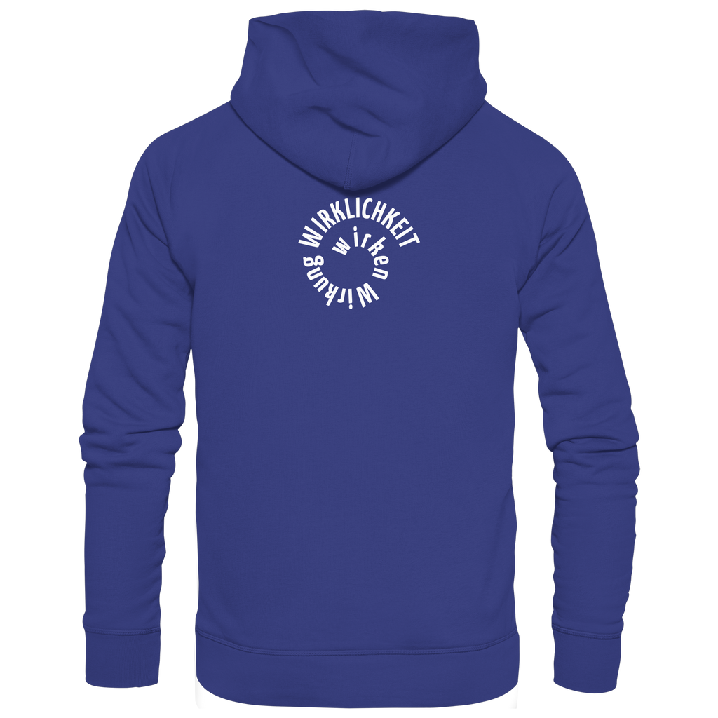 WHITE BACK - Organic Hoodie