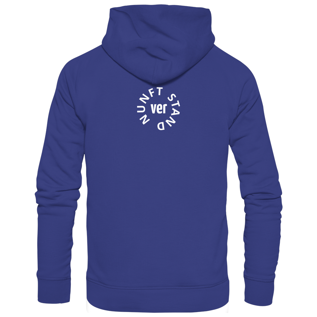 WHITE BACK (K4) - Organic Hoodie