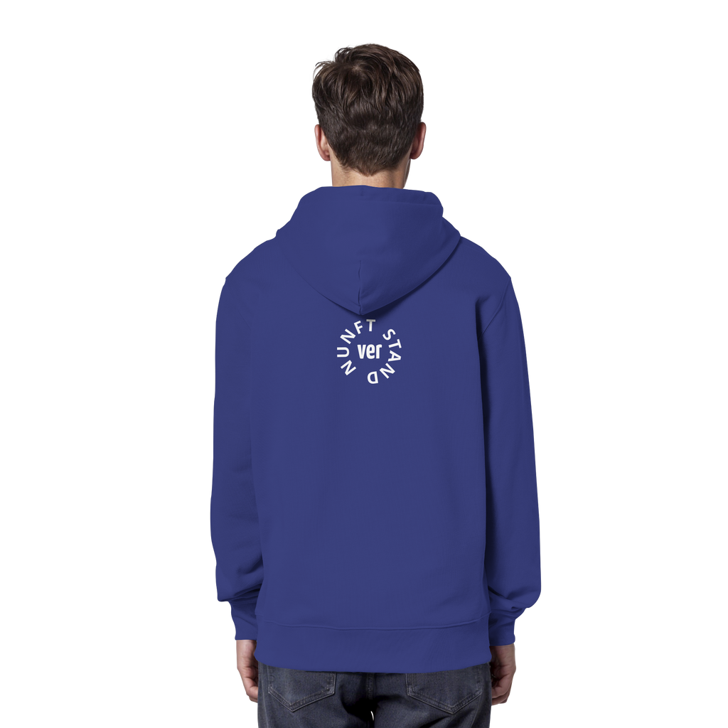 WHITE BACK (K4) - Organic Hoodie