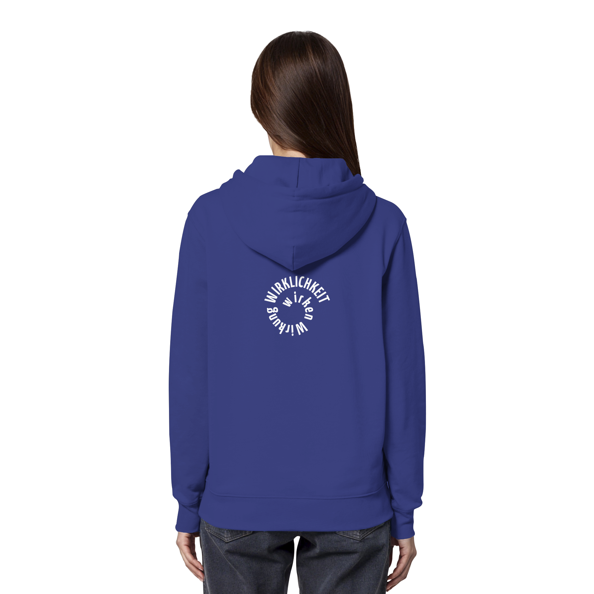 WHITE BACK - Organic Hoodie