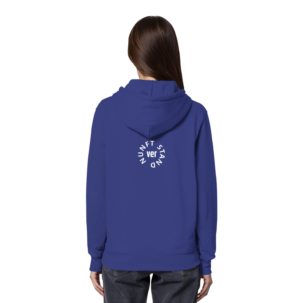 WHITE BACK (K4) - Organic Hoodie