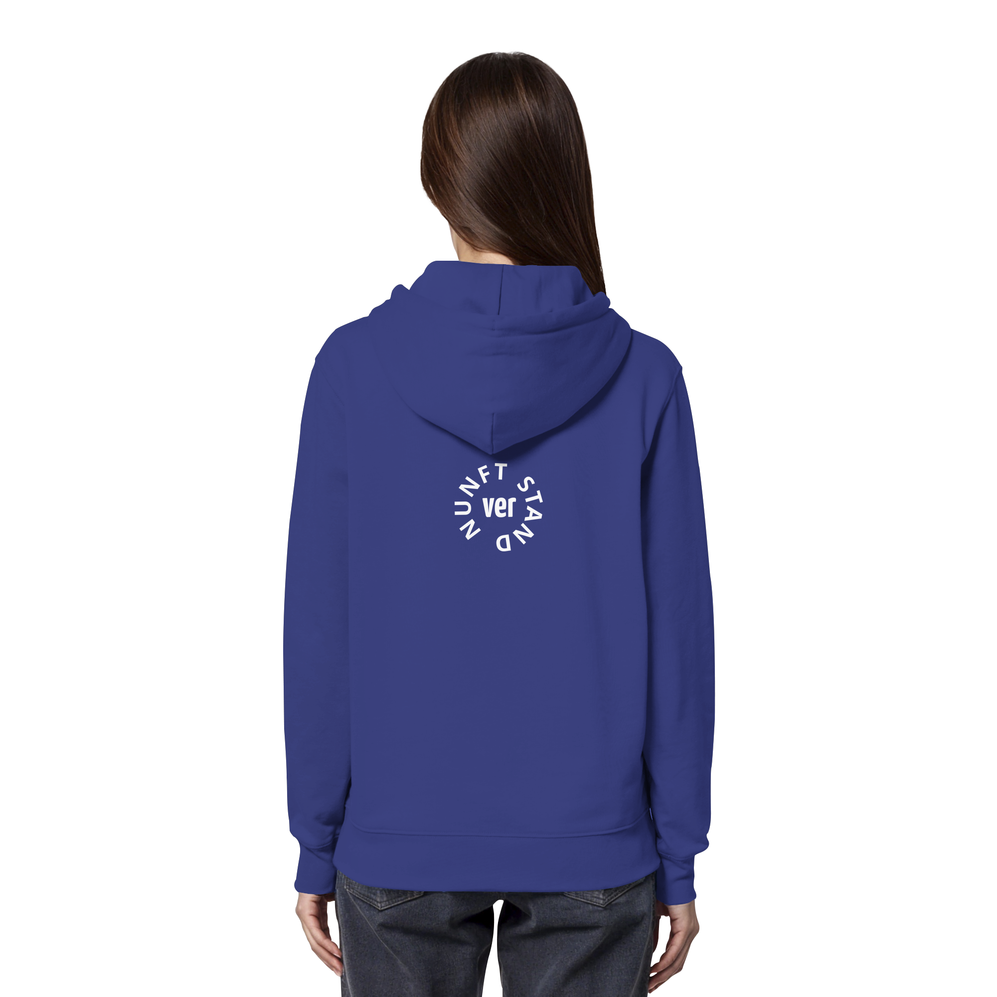 WHITE BACK (K4) - Organic Hoodie
