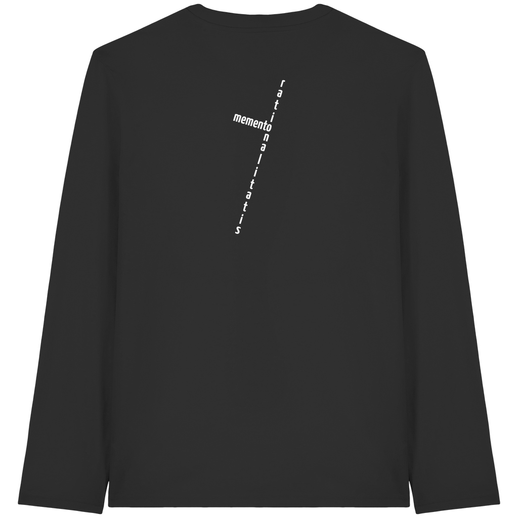 WHITE BACK (K2) - Organic Longsleeve T-Shirt