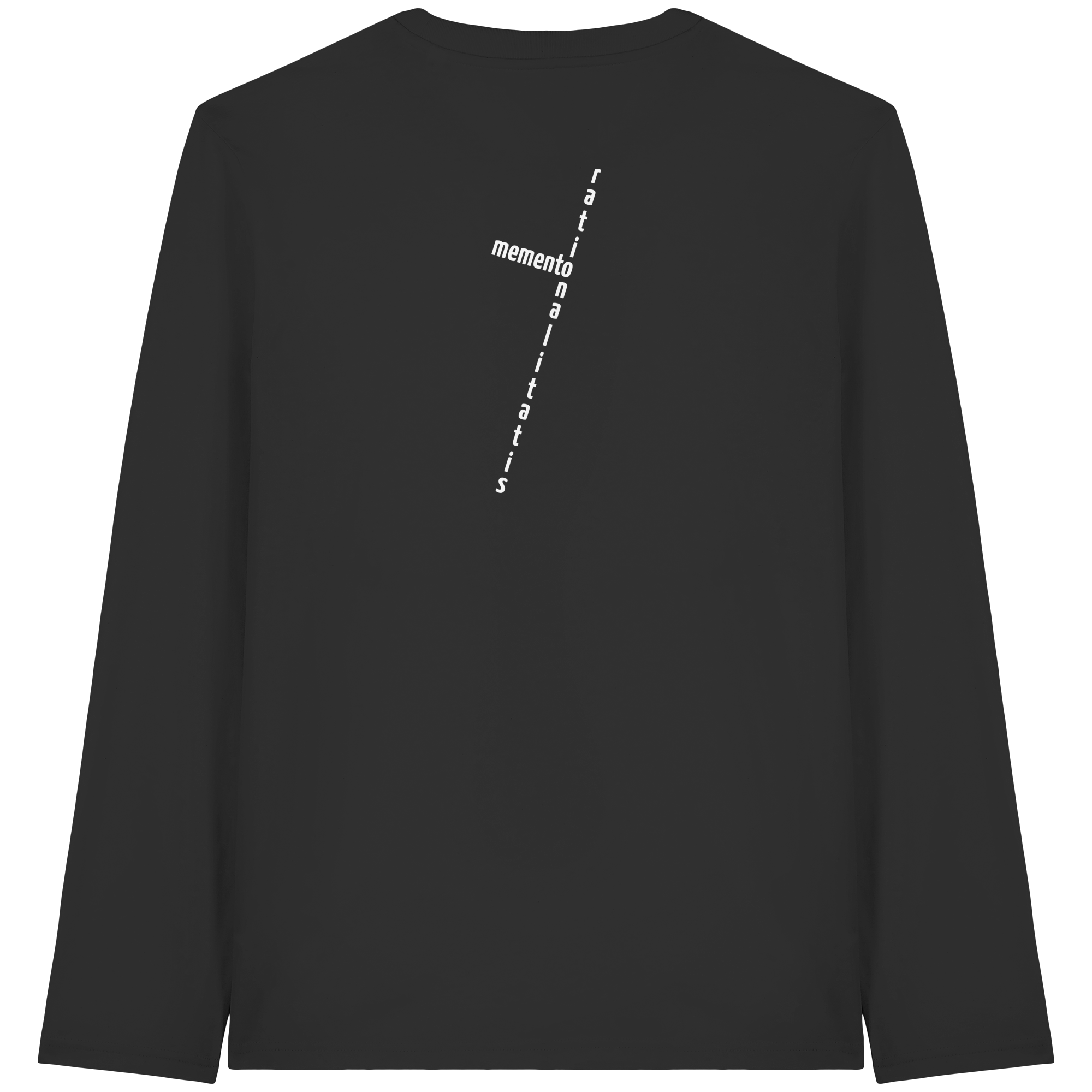 WHITE BACK (K2) - Organic Longsleeve T-Shirt