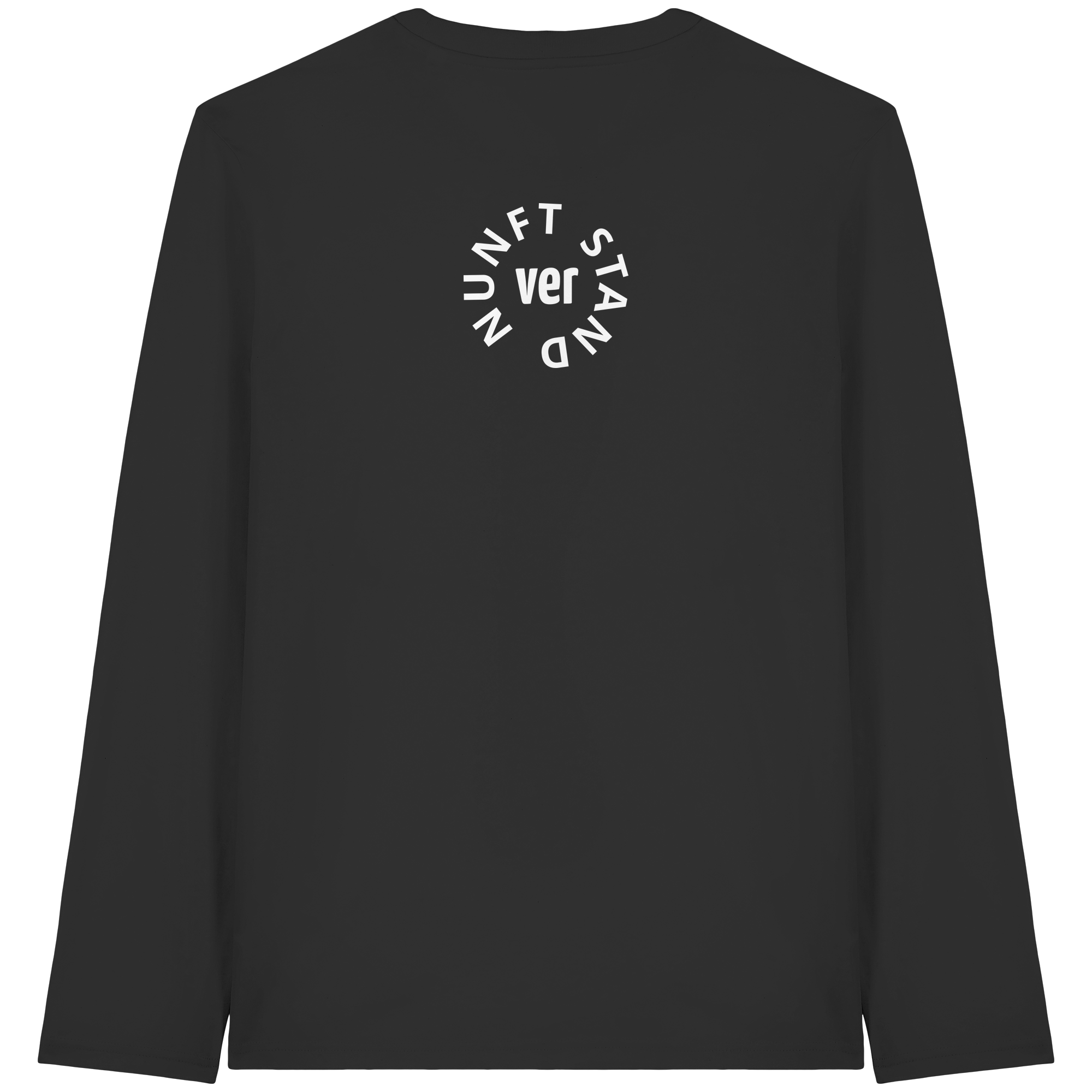 WHITE BACK (K4) - Organic Longsleeve T-Shirt