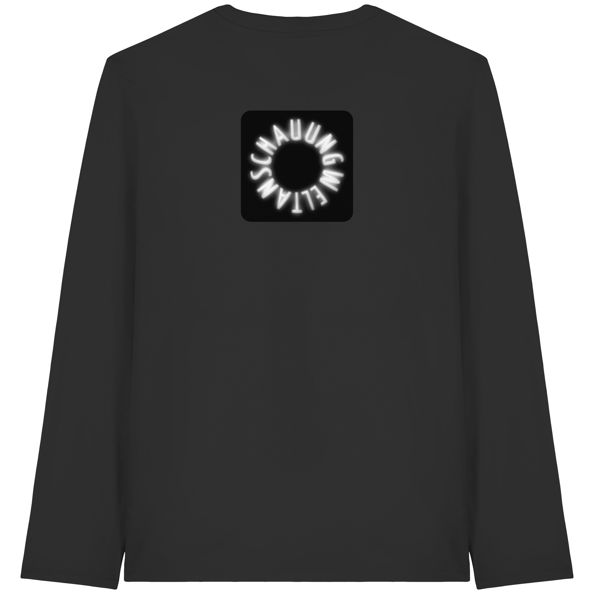 WHITE BACK (K5) - Organic Longsleeve T-Shirt