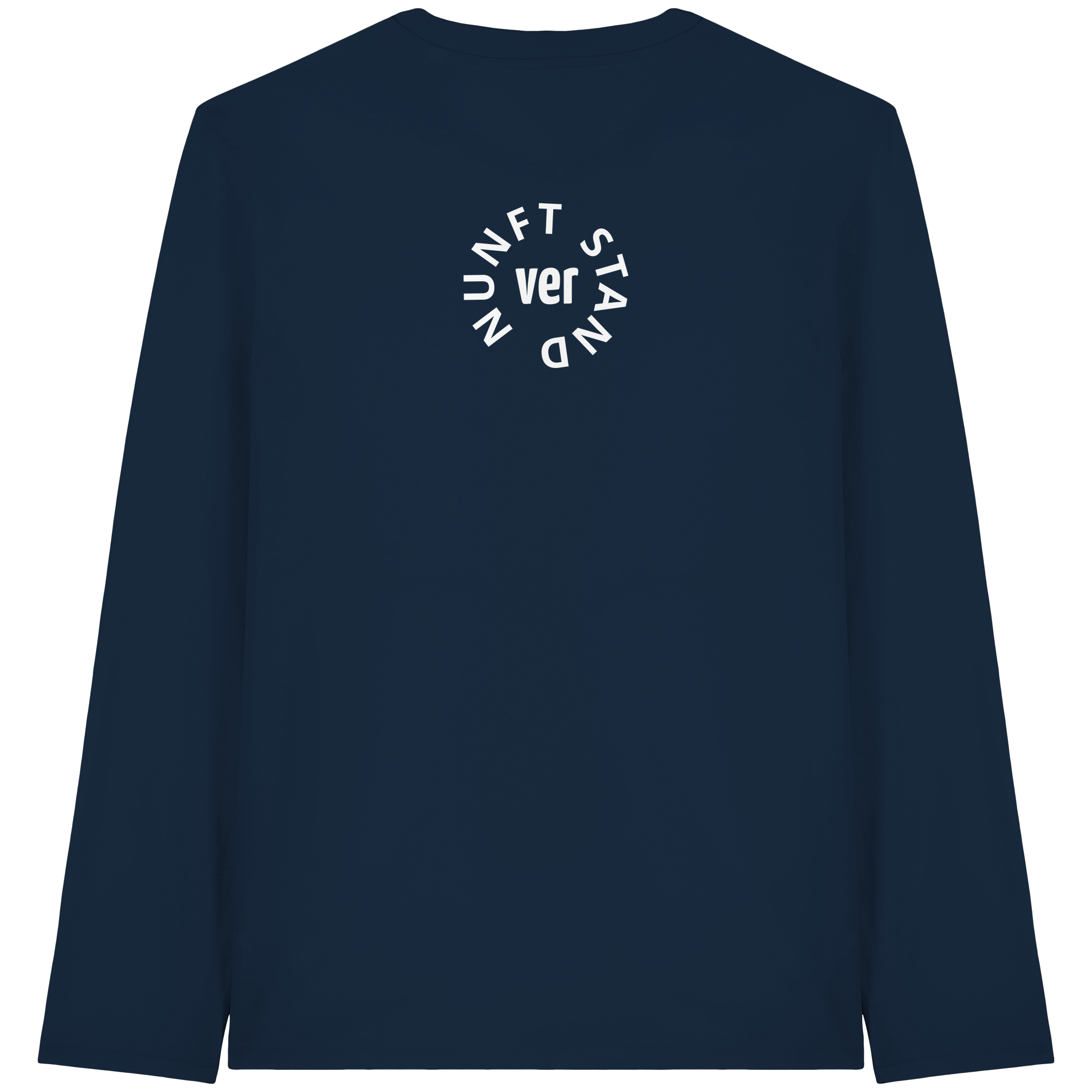 WHITE BACK (K4) - Organic Longsleeve T-Shirt