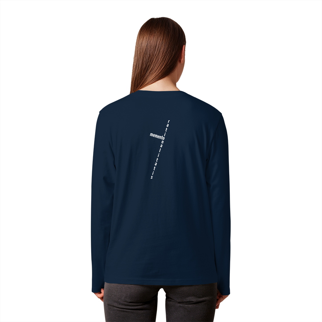 WHITE BACK (K2) - Organic Longsleeve T-Shirt