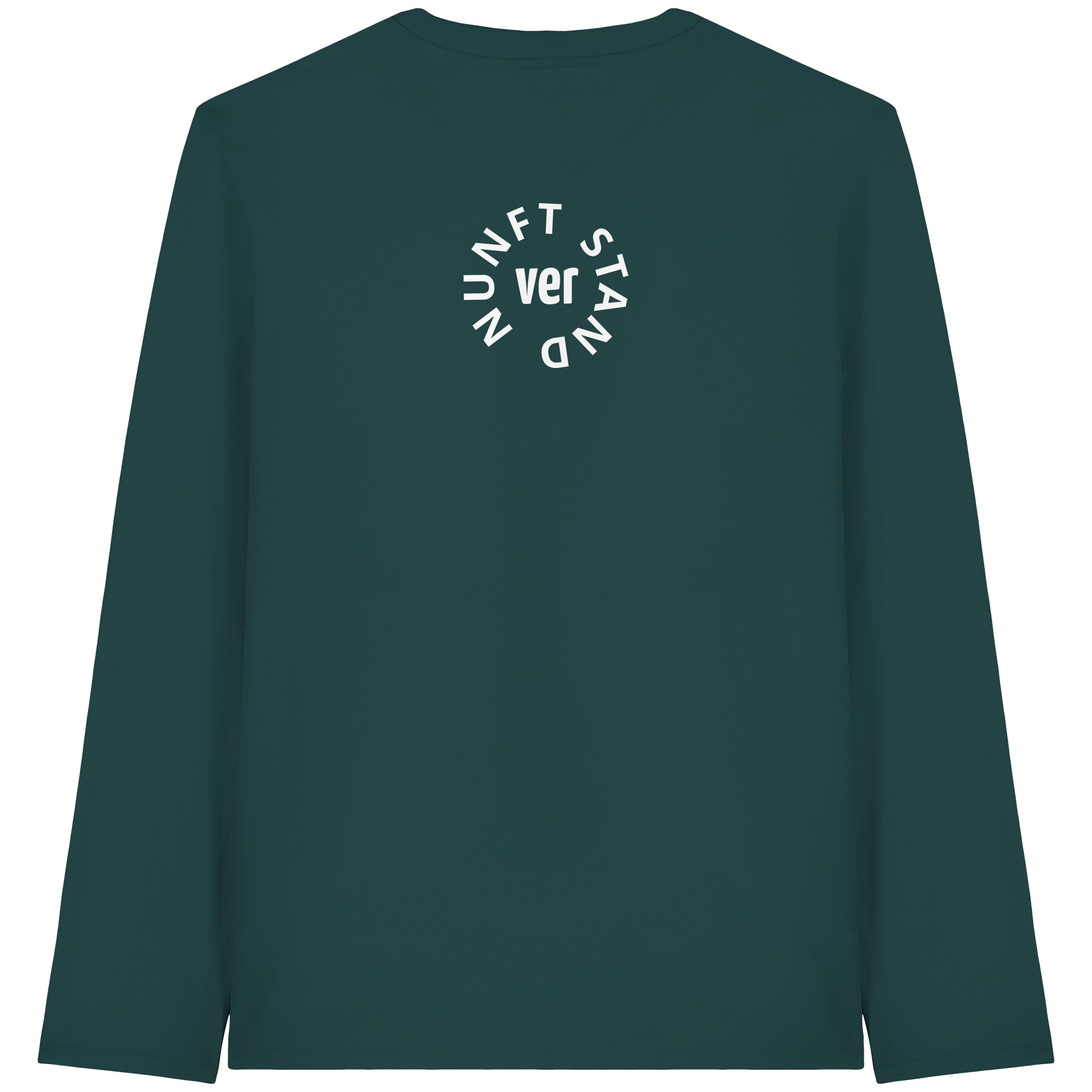 WHITE BACK (K4) - Organic Longsleeve T-Shirt