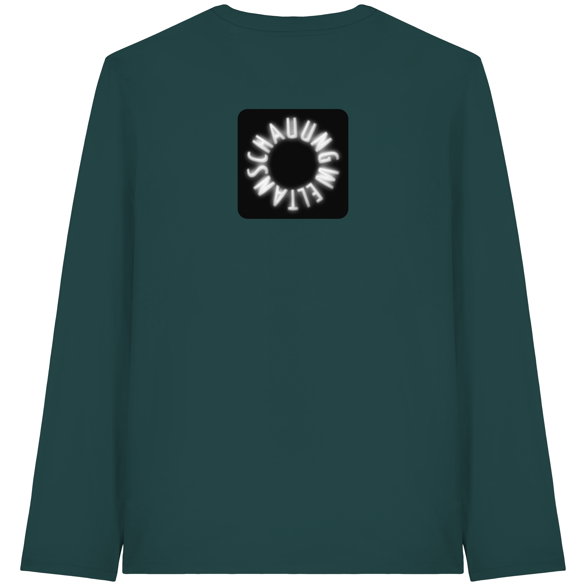 WHITE BACK (K5) - Organic Longsleeve T-Shirt