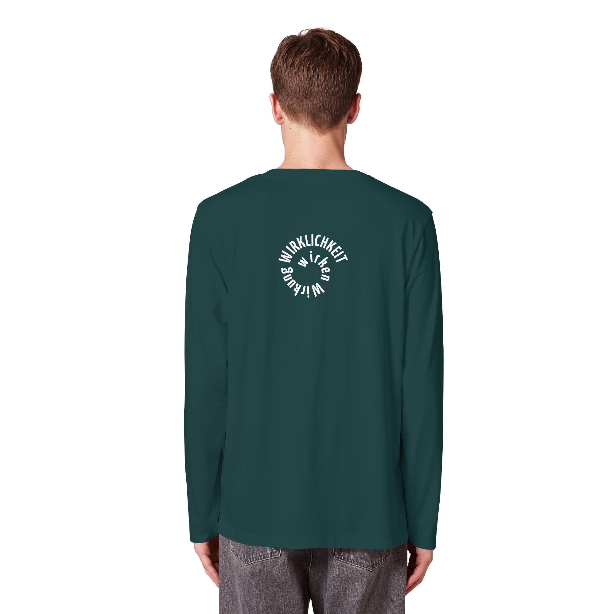 WHITE BACK - Longsleeve T-Shirt