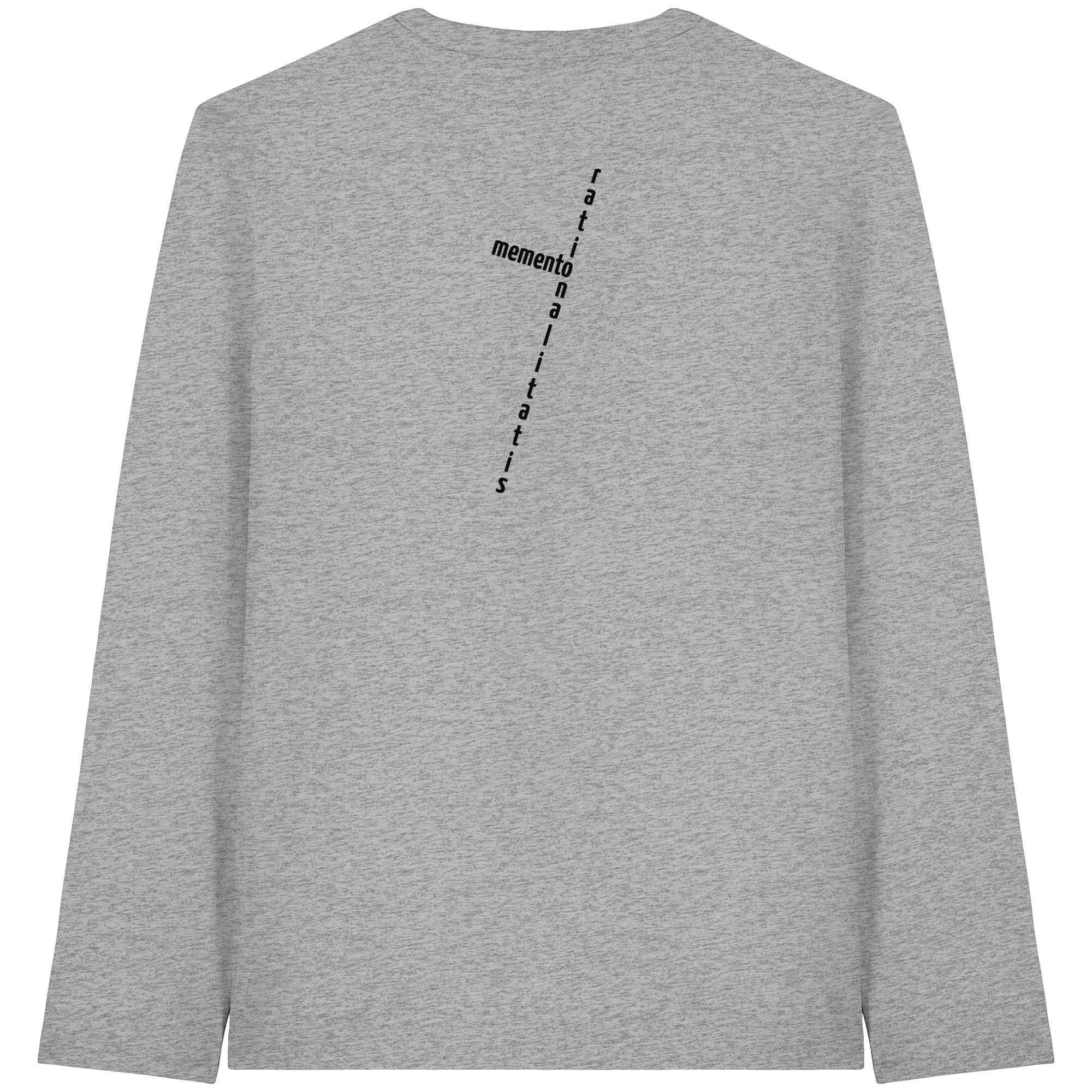 BLACK BACK (K2) - Organic Longsleeve T-Shirt