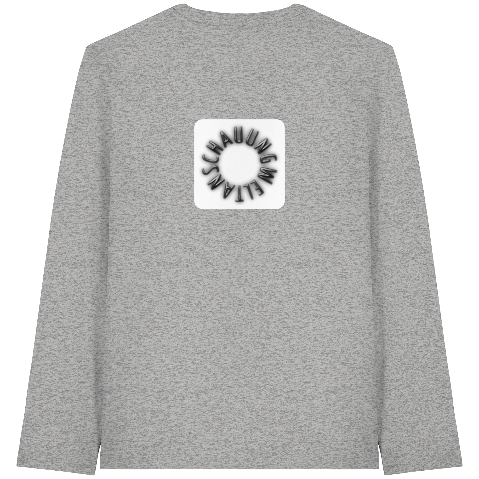 BLACK BACK (K5) - Organic Longsleeve T-Shirt