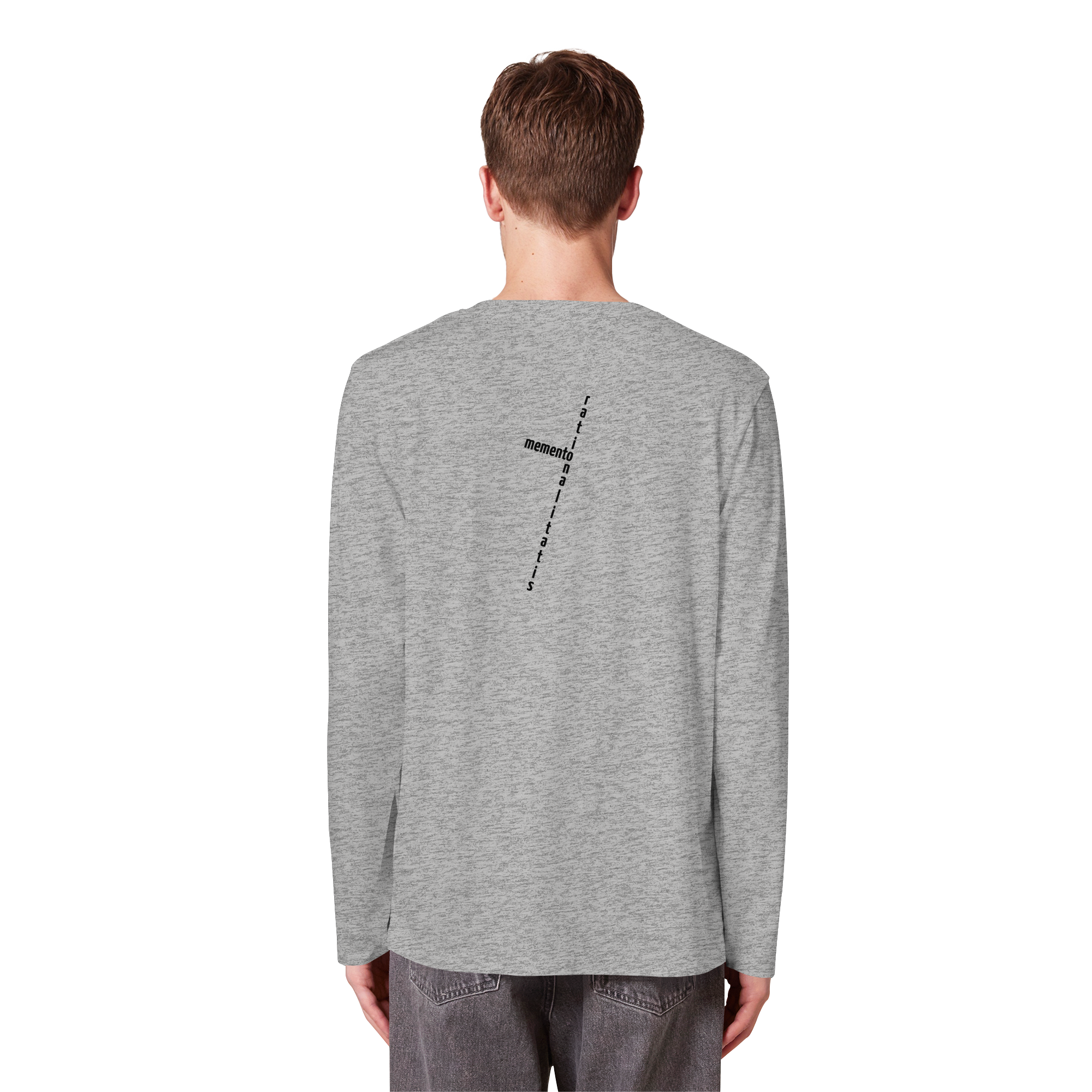 BLACK BACK (K2) - Organic Longsleeve T-Shirt