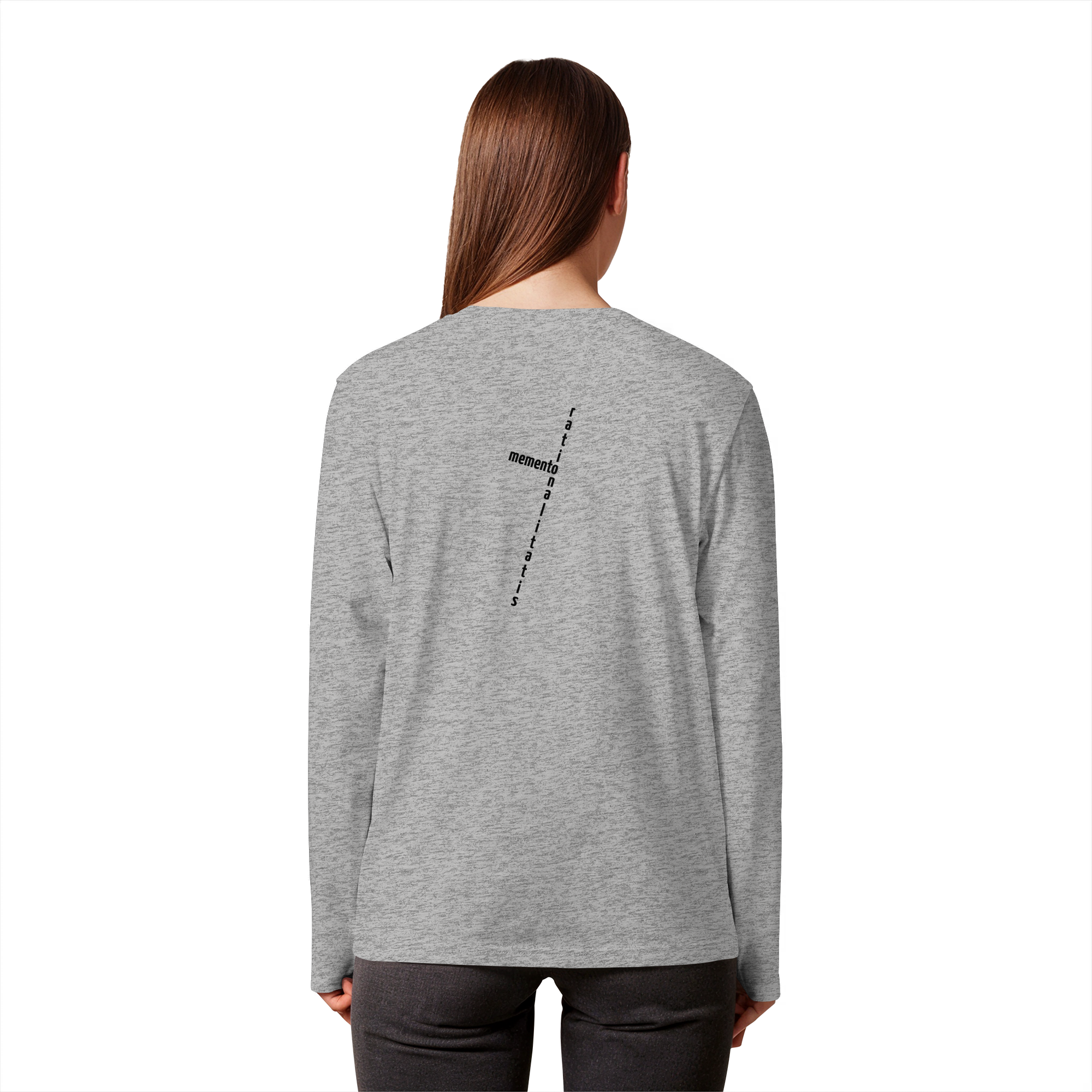 BLACK BACK (K2) - Organic Longsleeve T-Shirt