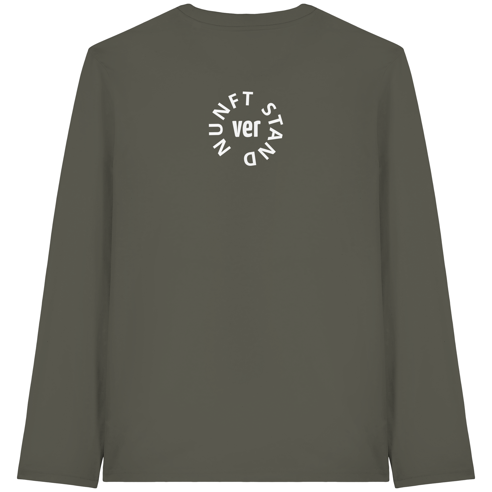WHITE BACK (K4) - Organic Longsleeve T-Shirt