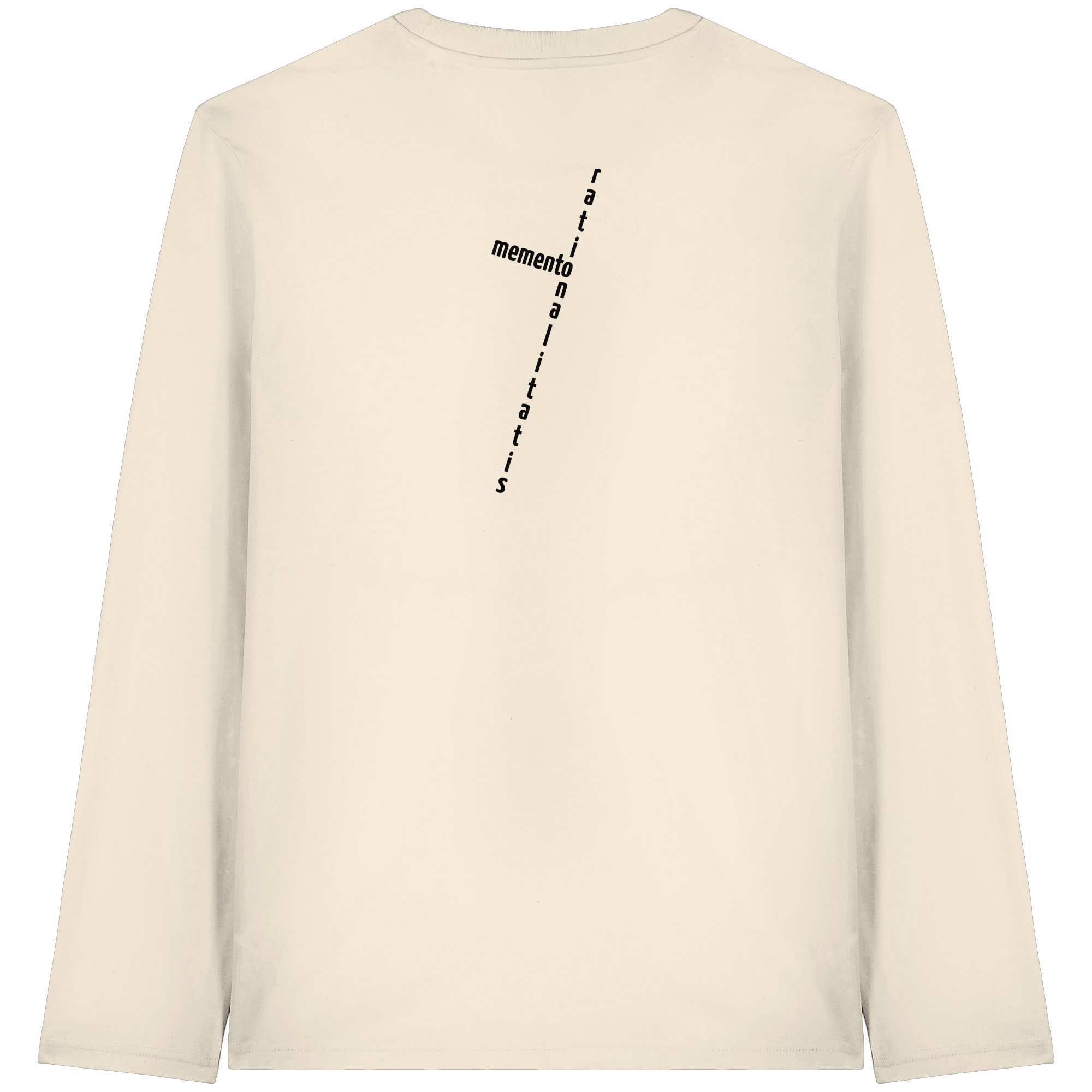 BLACK BACK (K2) - Organic Longsleeve T-Shirt