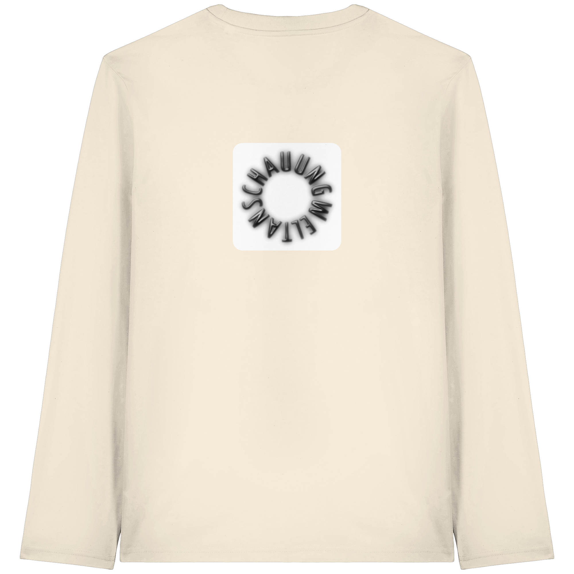 BLACK BACK (K5) - Organic Longsleeve T-Shirt
