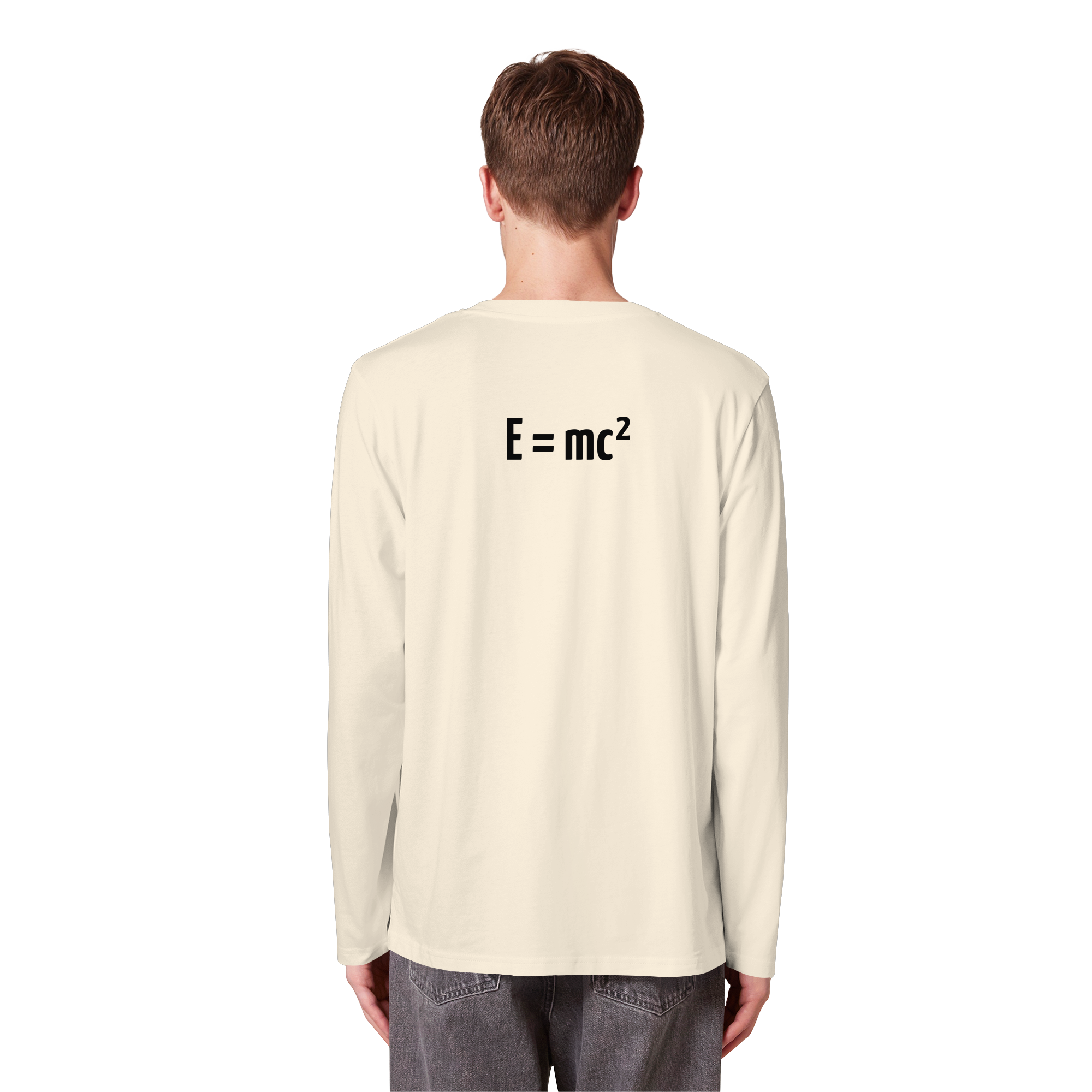BLACK BACK (K3) - Organic Longsleeve T-Shirt