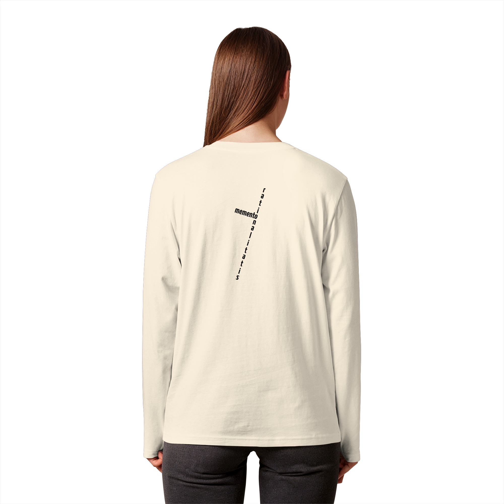 BLACK BACK (K2) - Organic Longsleeve T-Shirt