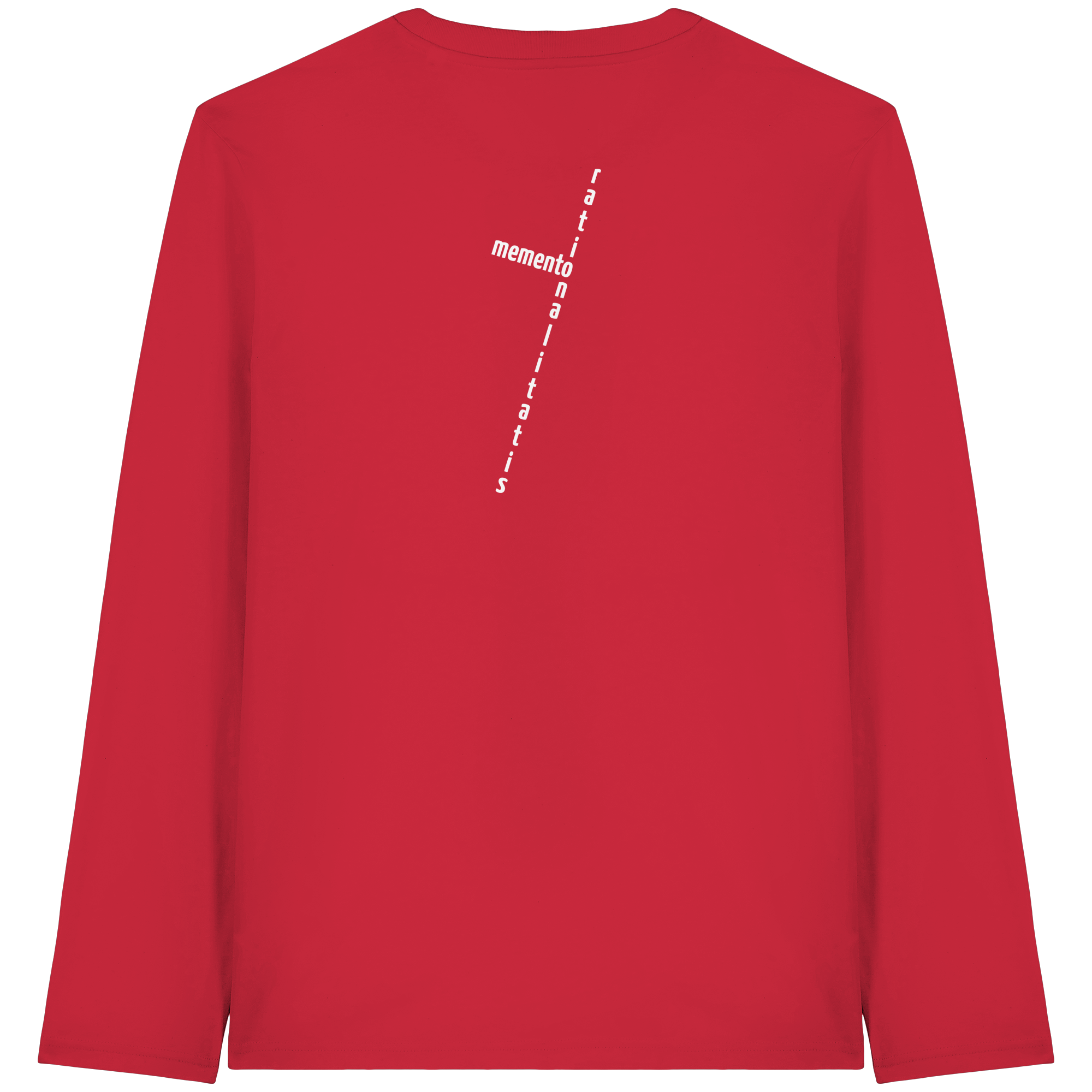 WHITE BACK (K2) - Organic Longsleeve T-Shirt