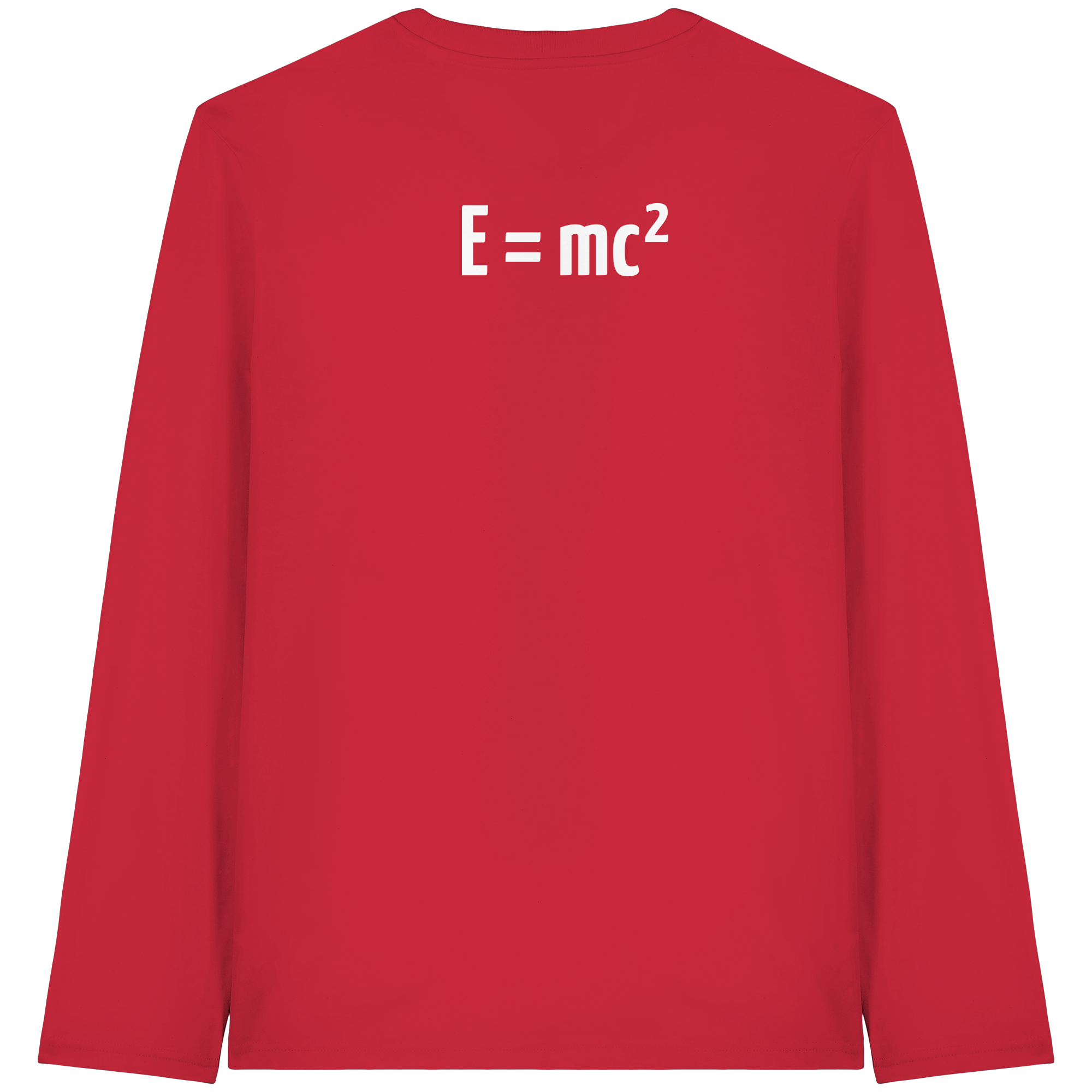 WHITE BACK (K3) - Organic Longsleeve T-Shirt