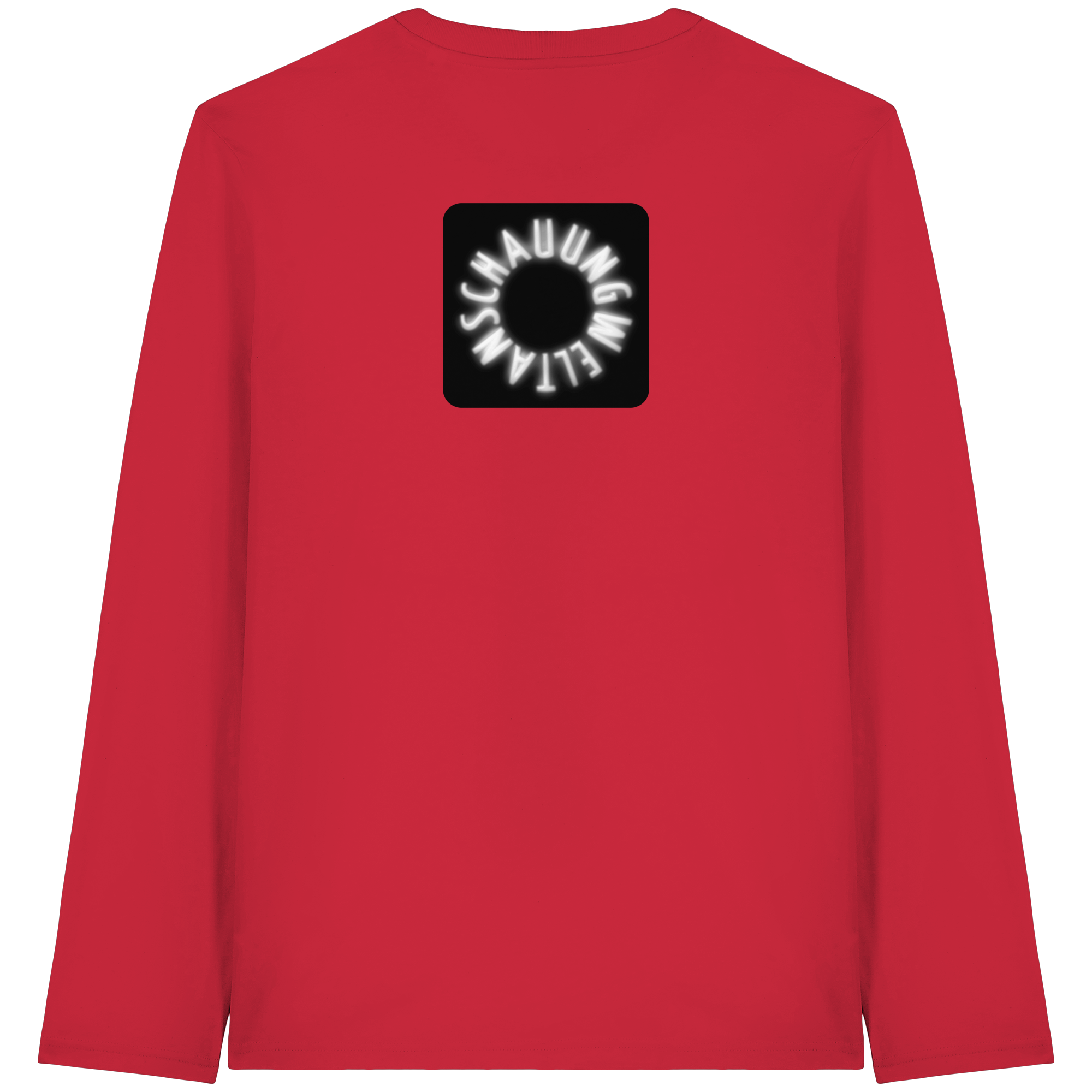 WHITE BACK (K5) - Organic Longsleeve T-Shirt