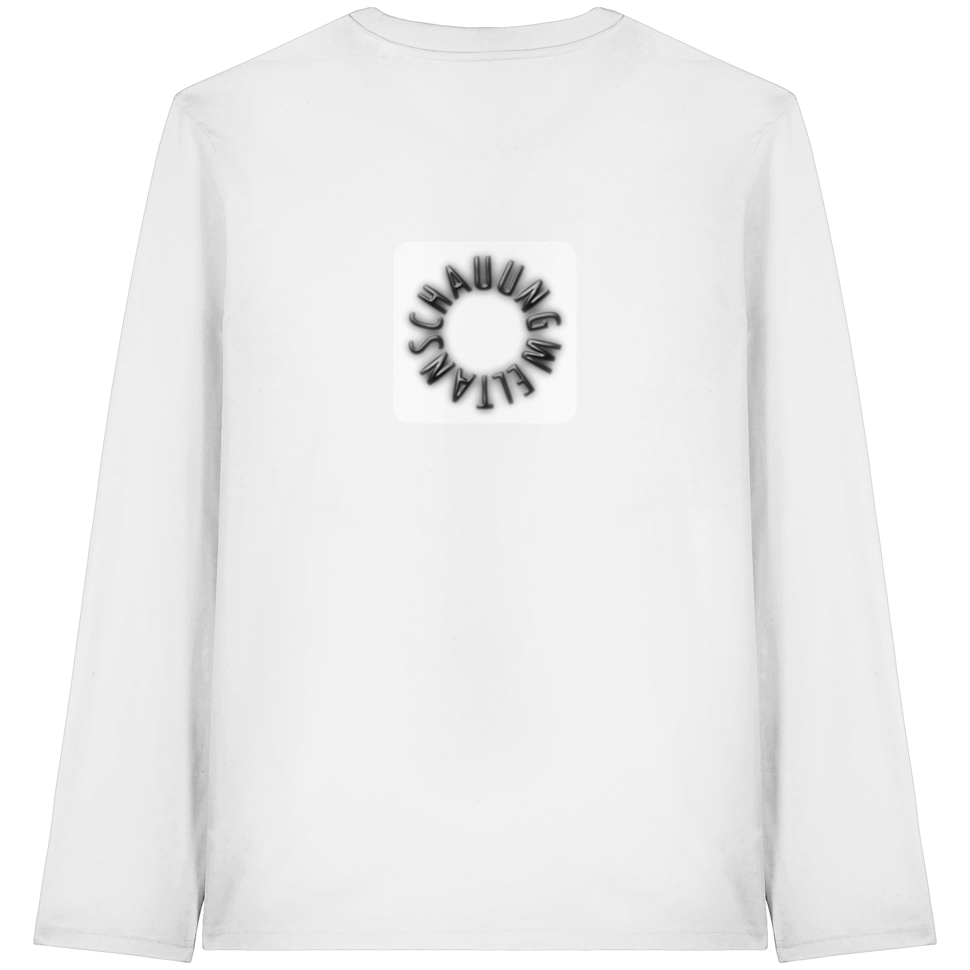 BLACK BACK (K5) - Organic Longsleeve T-Shirt