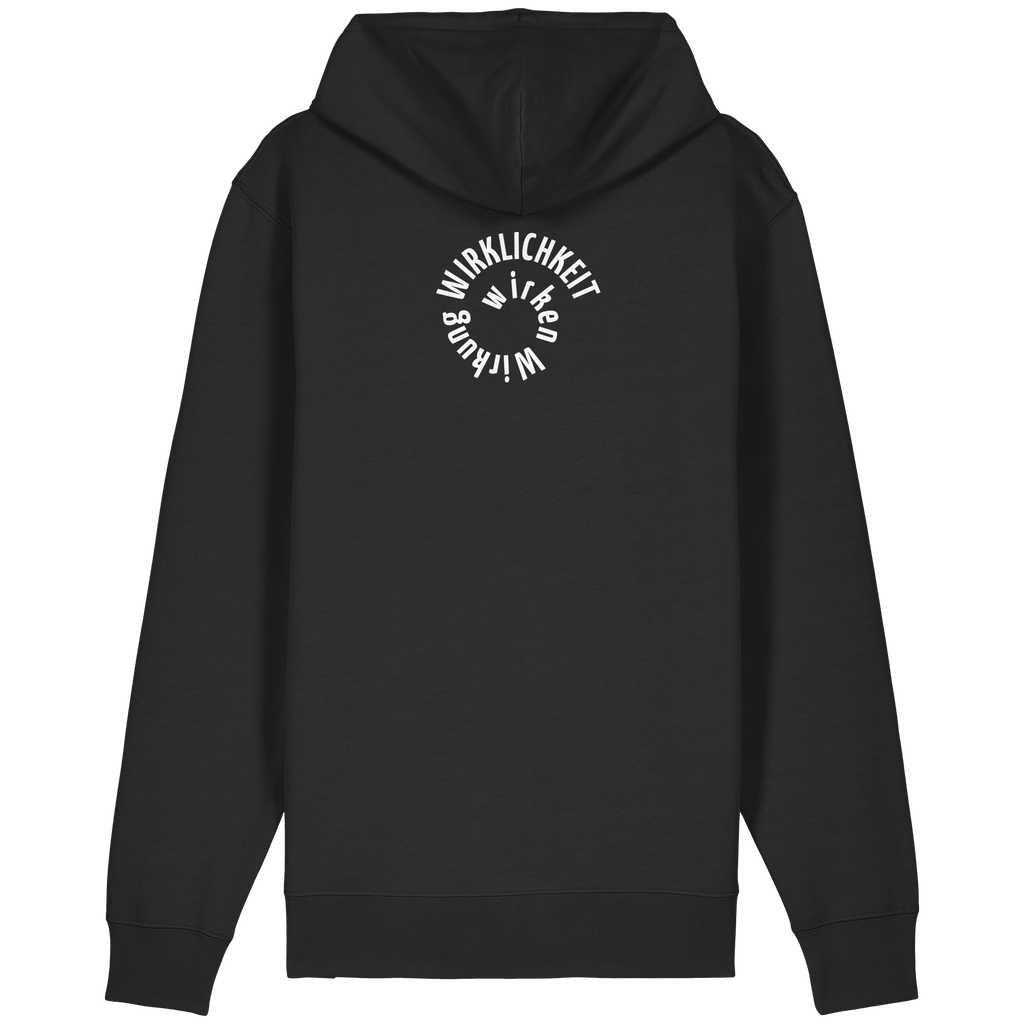 WHITE BACK - Relaxed Zipper