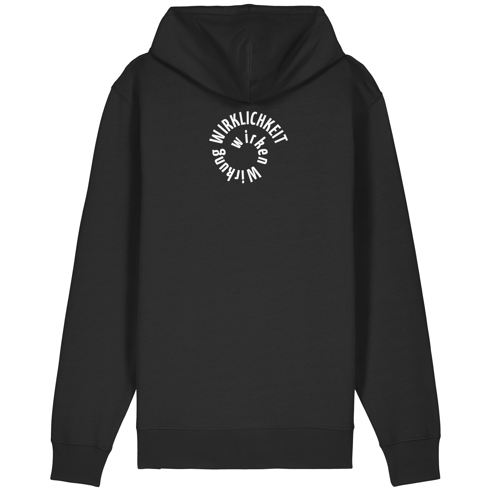 WHITE BACK - Relaxed Zipper