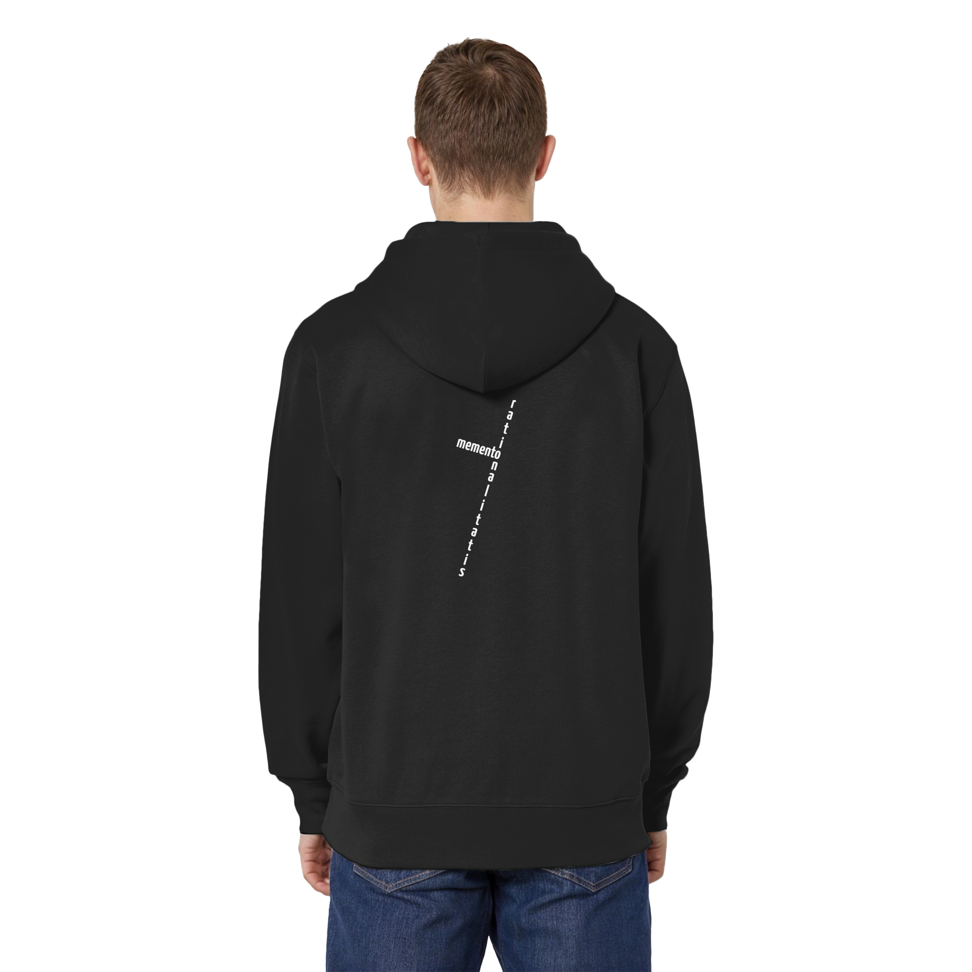 WHITE BACK (K2) - Organic Relaxed Zipper