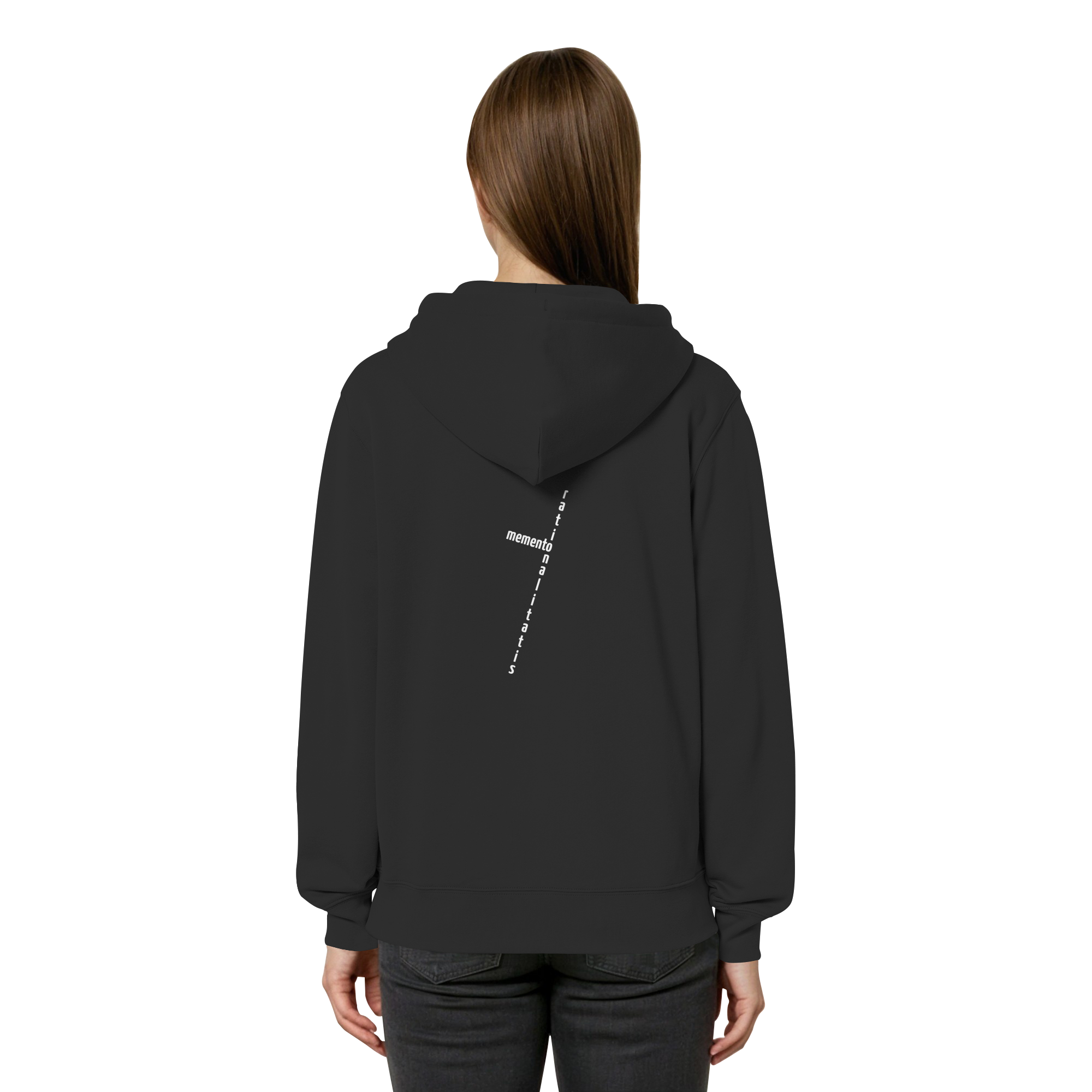 WHITE BACK (K2) - Organic Relaxed Zipper