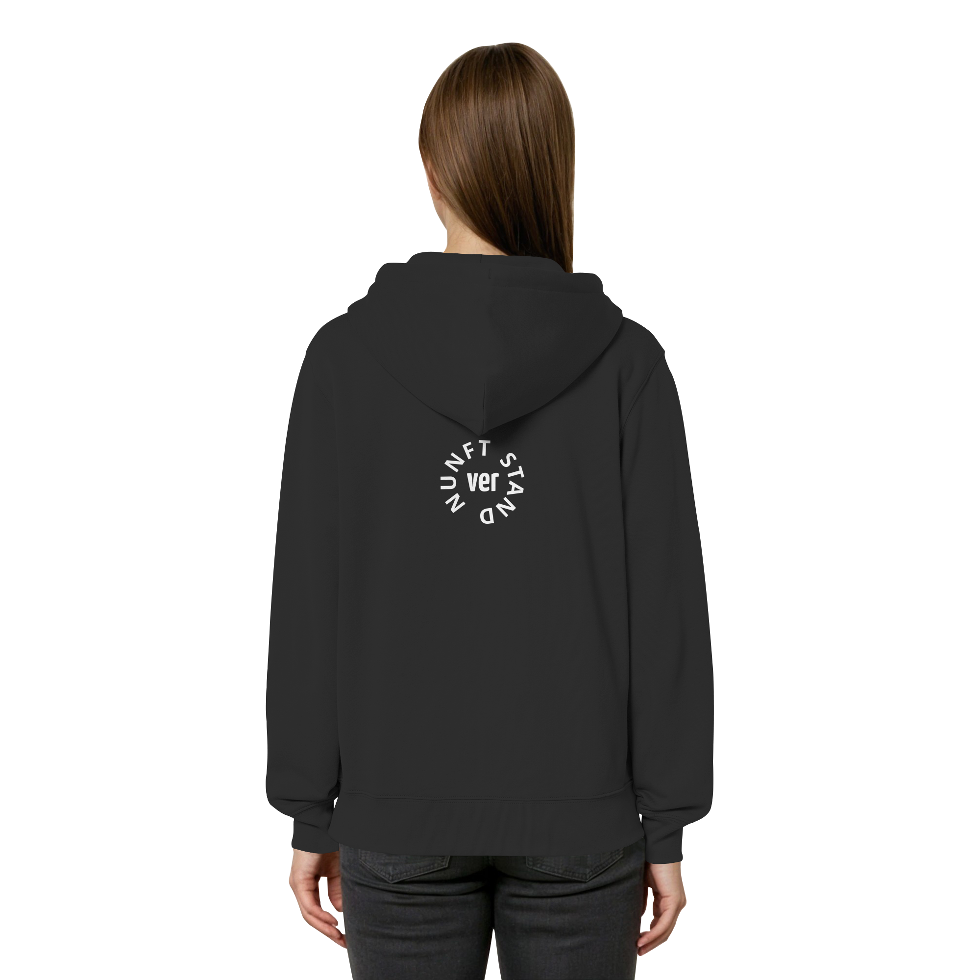 WHITE BACK (K4) - Organic Relaxed Zipper